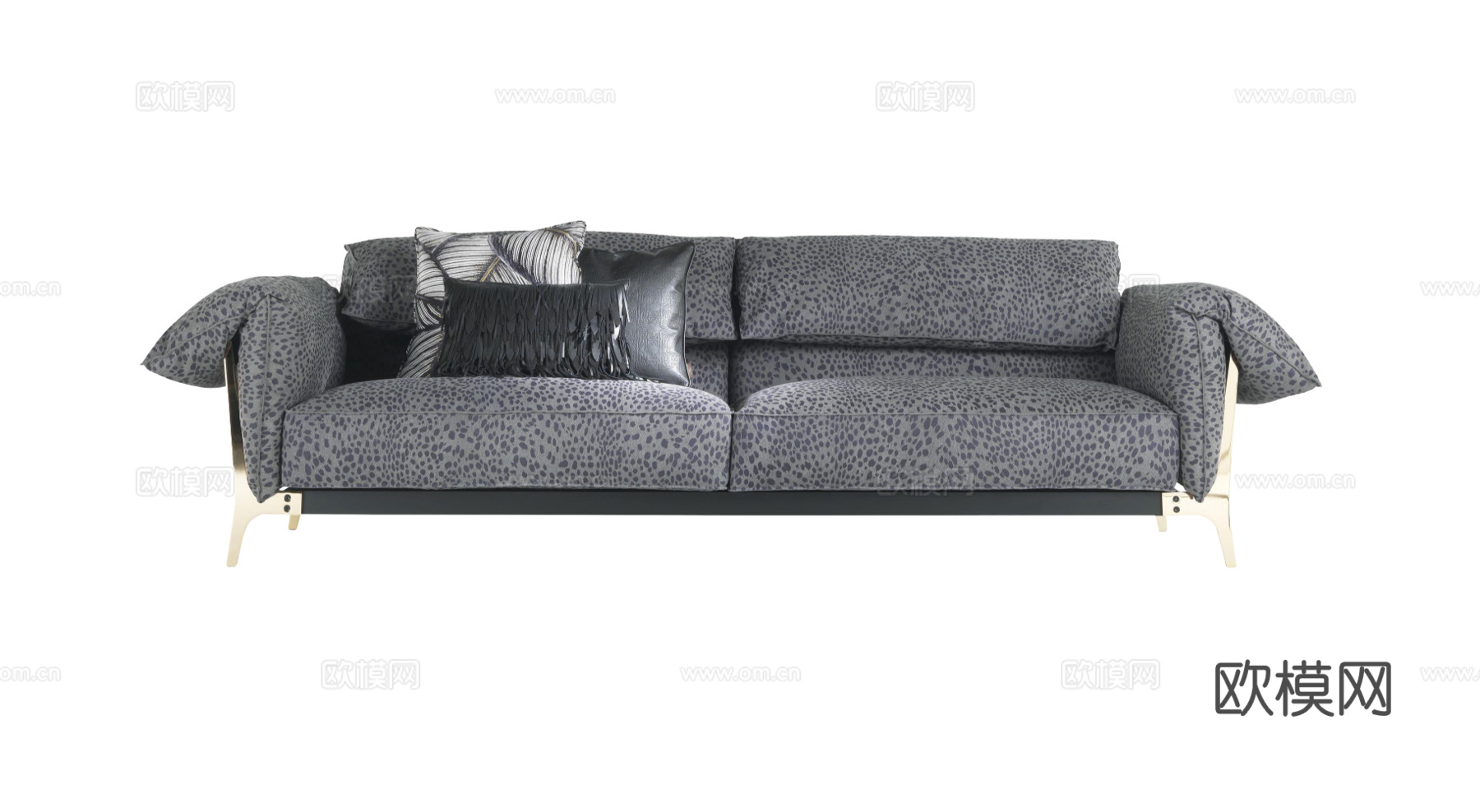 roberto canalll 意式双人沙发3d模型下载（渲染图3）