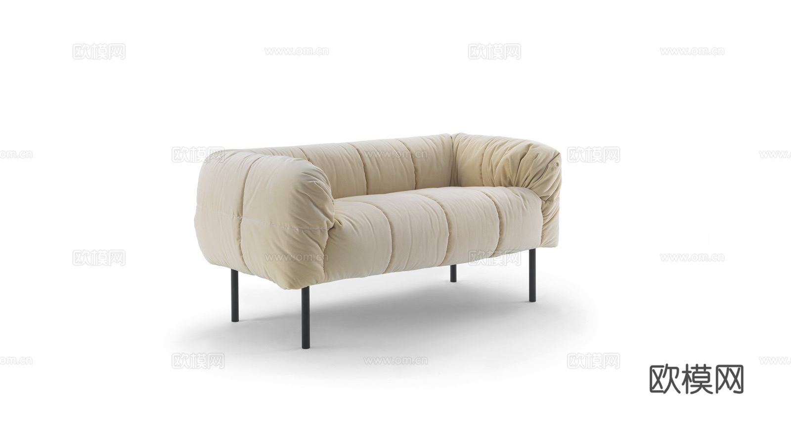 arflex 休闲椅3d模型下载（渲染图1）