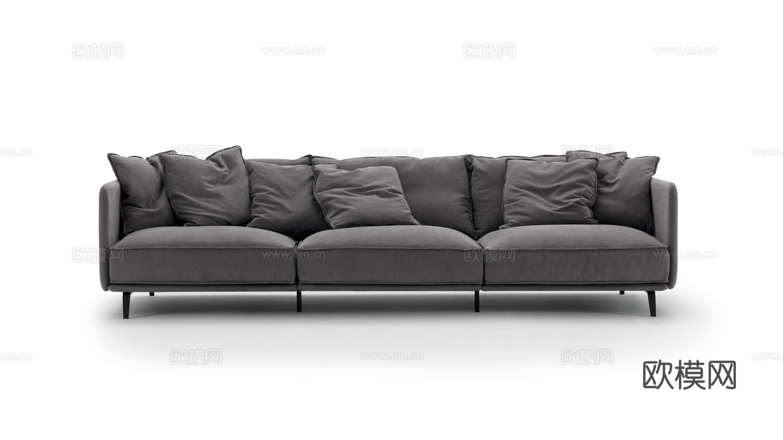 arflex 三人沙发3d模型下载（渲染图1）