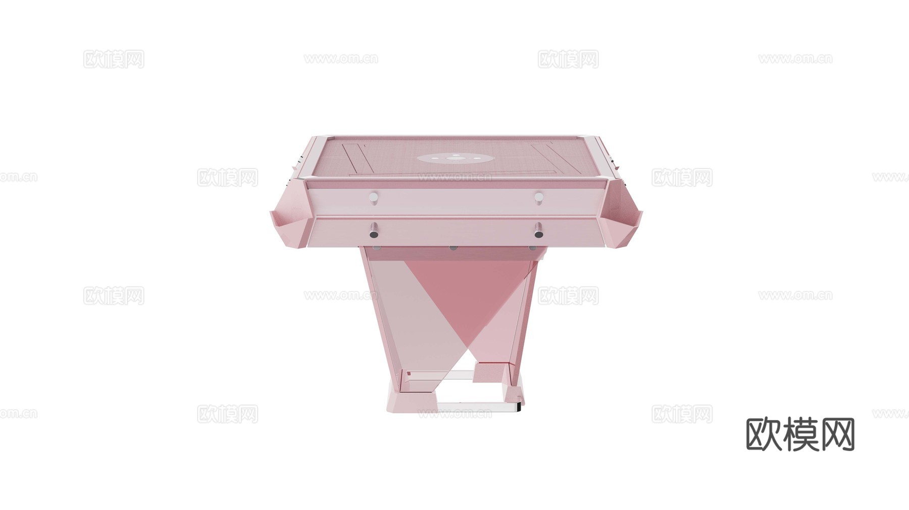 QIOCARE 麻将桌3d模型下载（渲染图2）