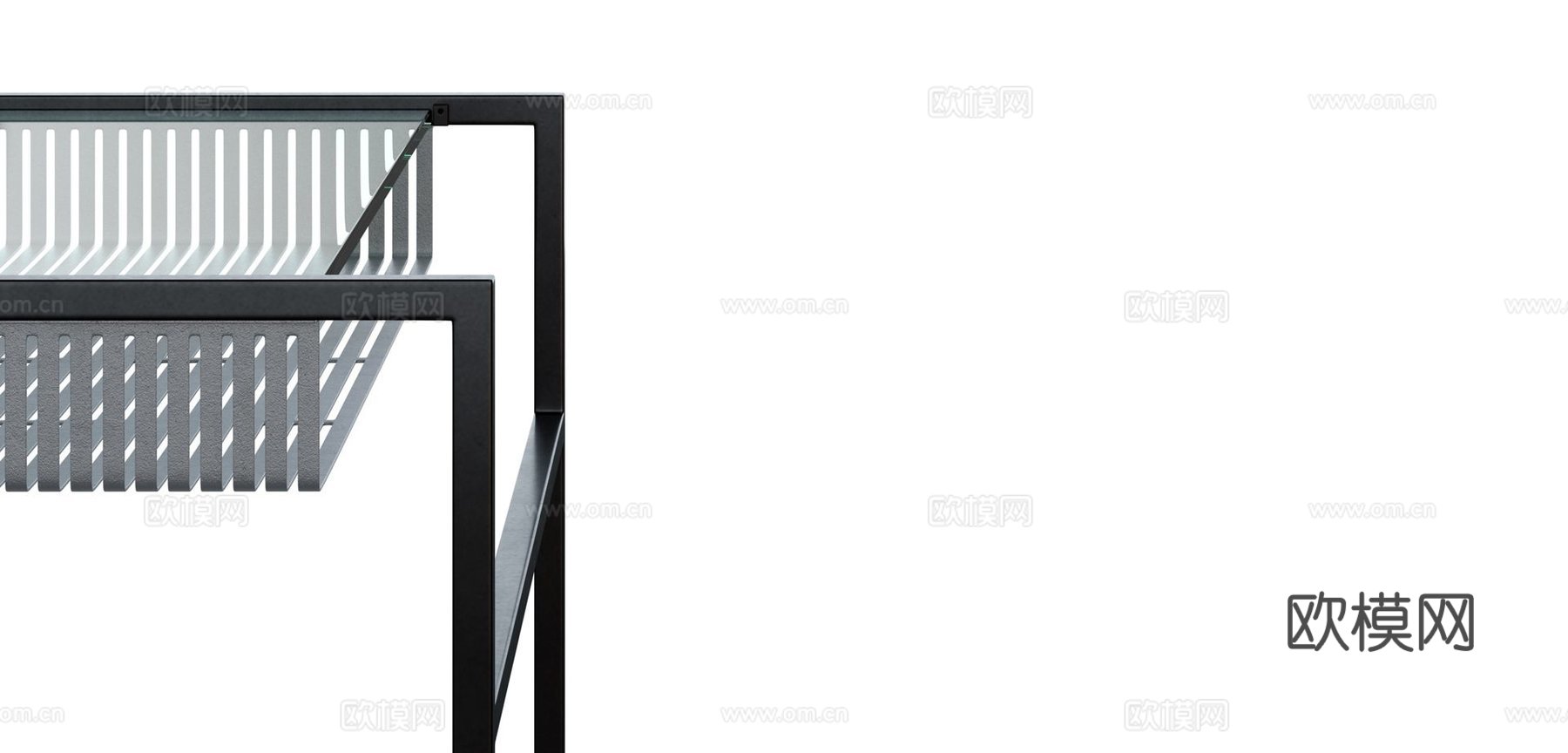 rochebobois 意式茶几3d模型下载（渲染图2）