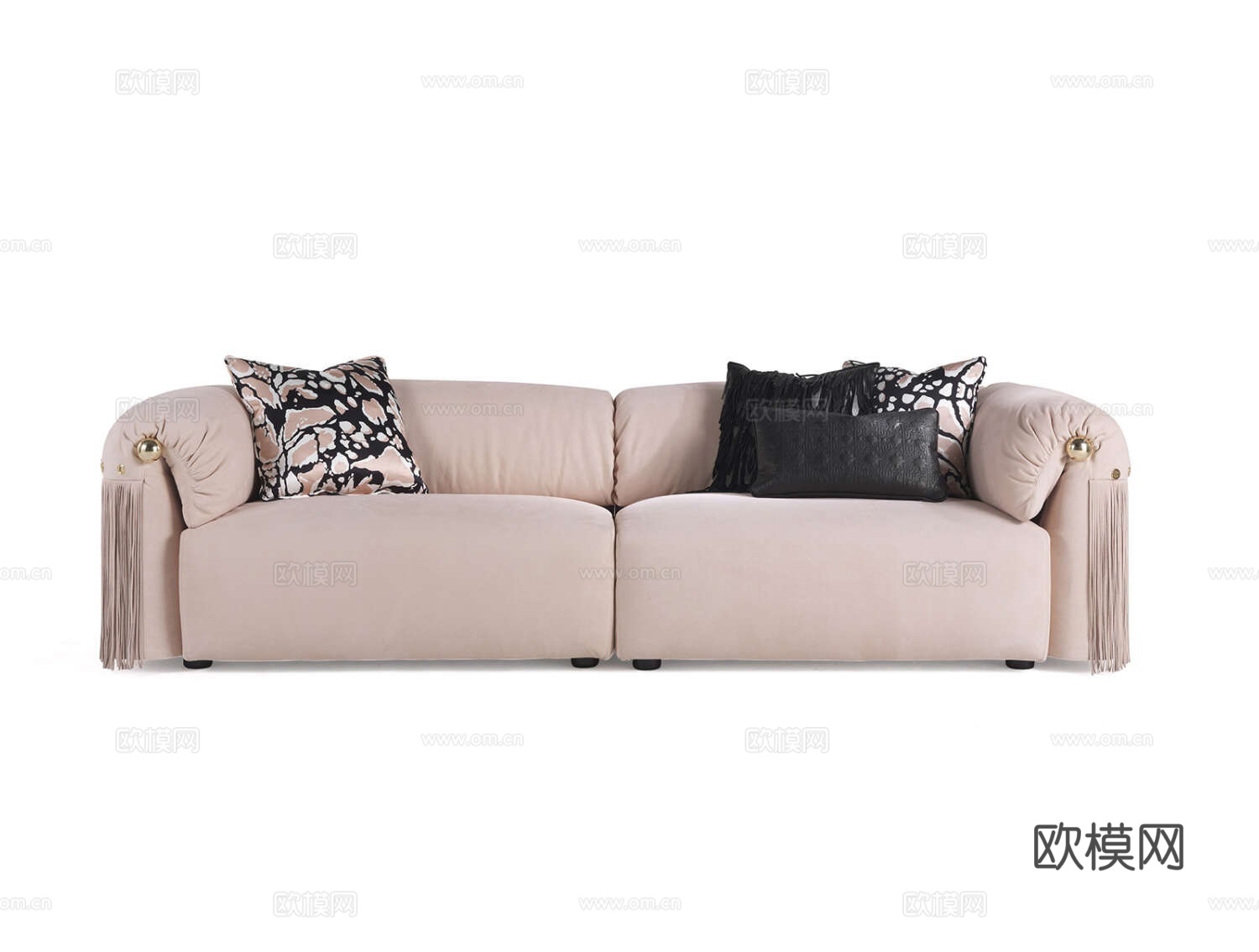 roberto canalll 意式双人沙发3d模型下载（渲染图1）
