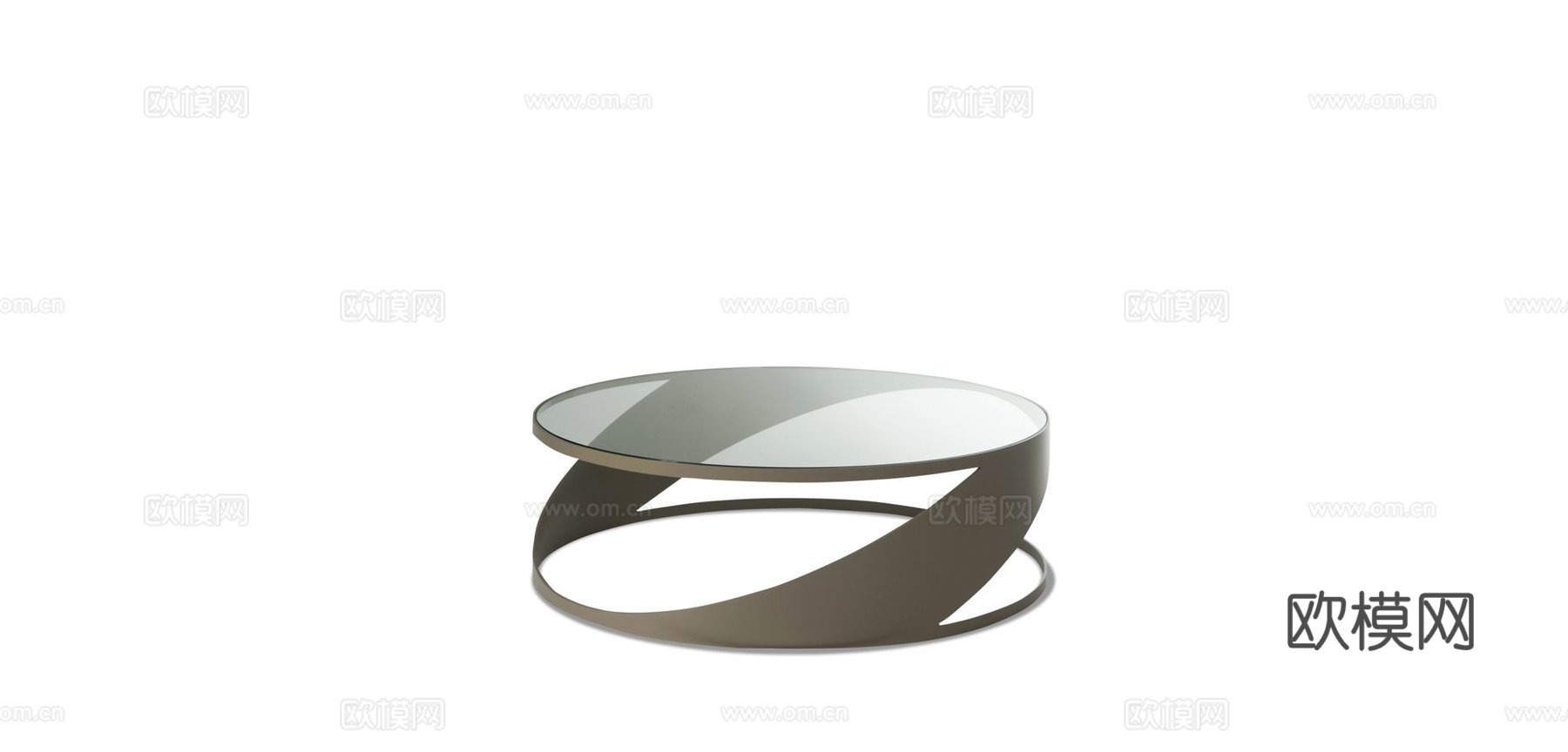 rochebobois 意式圆茶几3d模型下载