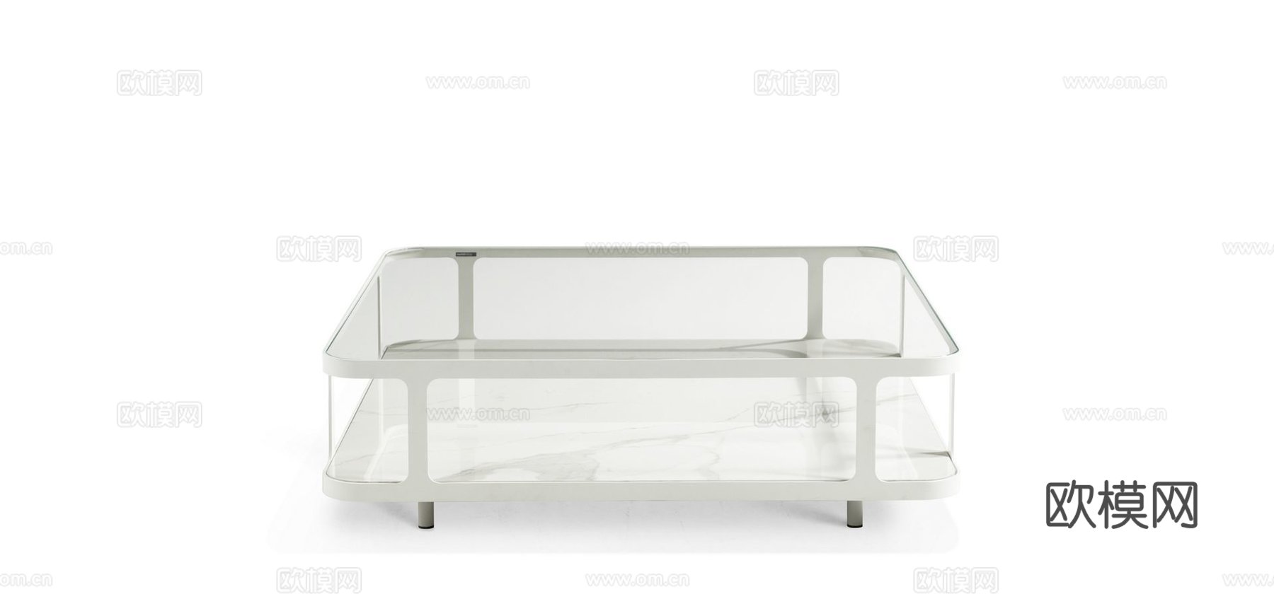 rochebobois 意式方茶几3d模型下载（渲染图3）