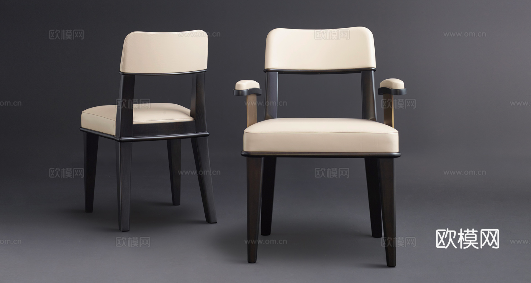 PROMEMORIA 意式餐椅3d模型下载（渲染图2）