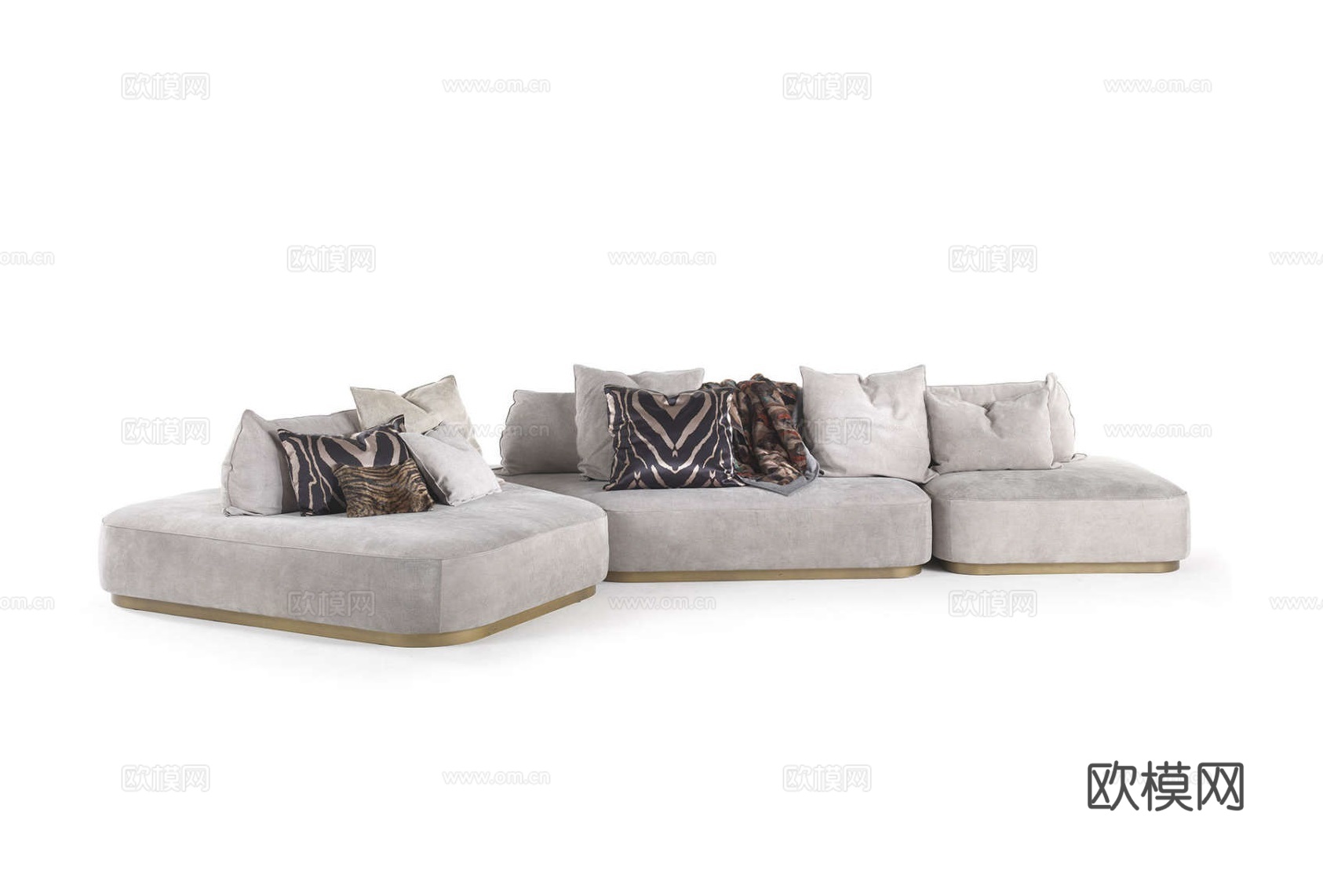 roberto canalll 意式三人沙发3d模型下载（渲染图1）