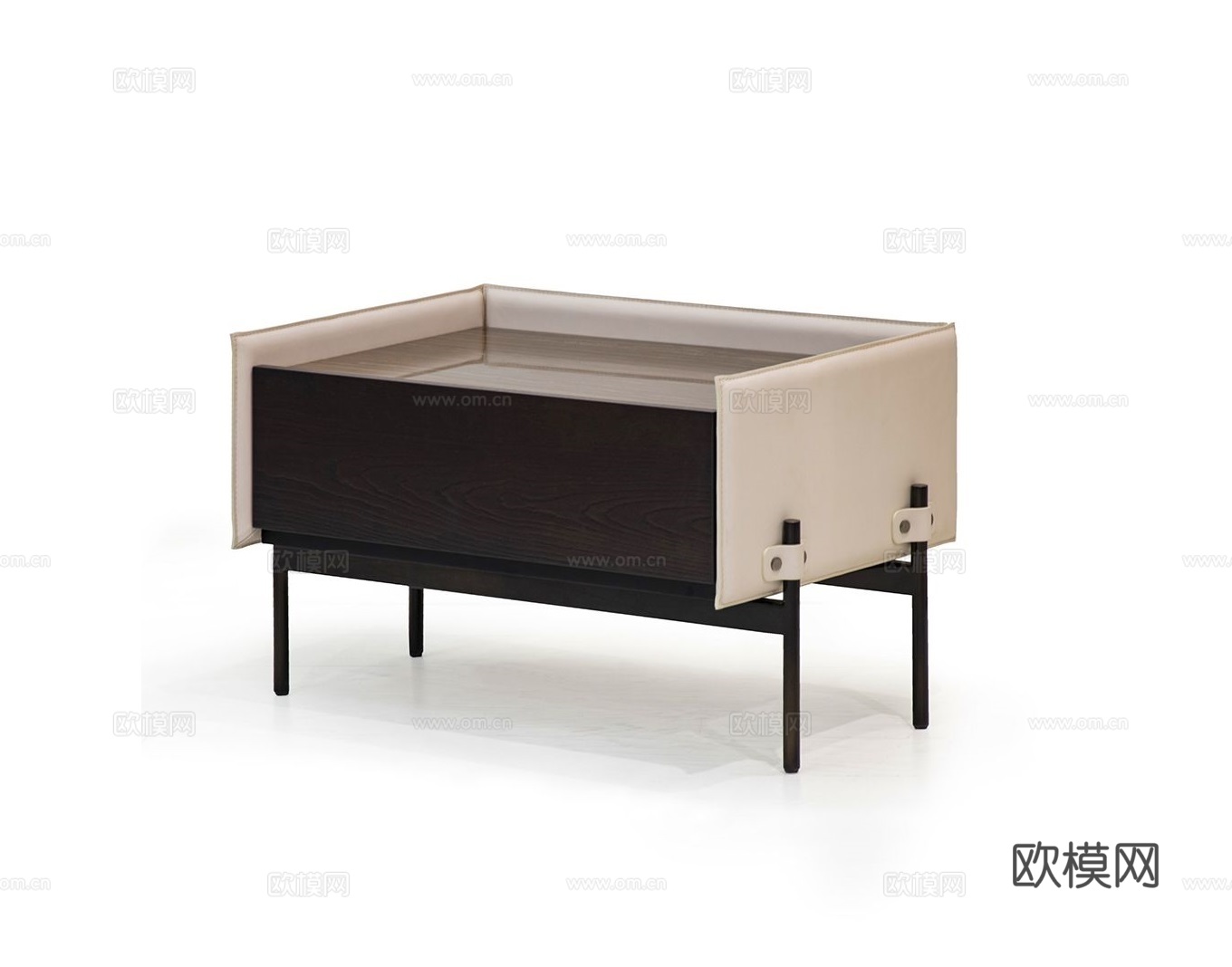 ASTON MARTIN 意式床头柜3d模型下载（渲染图1）