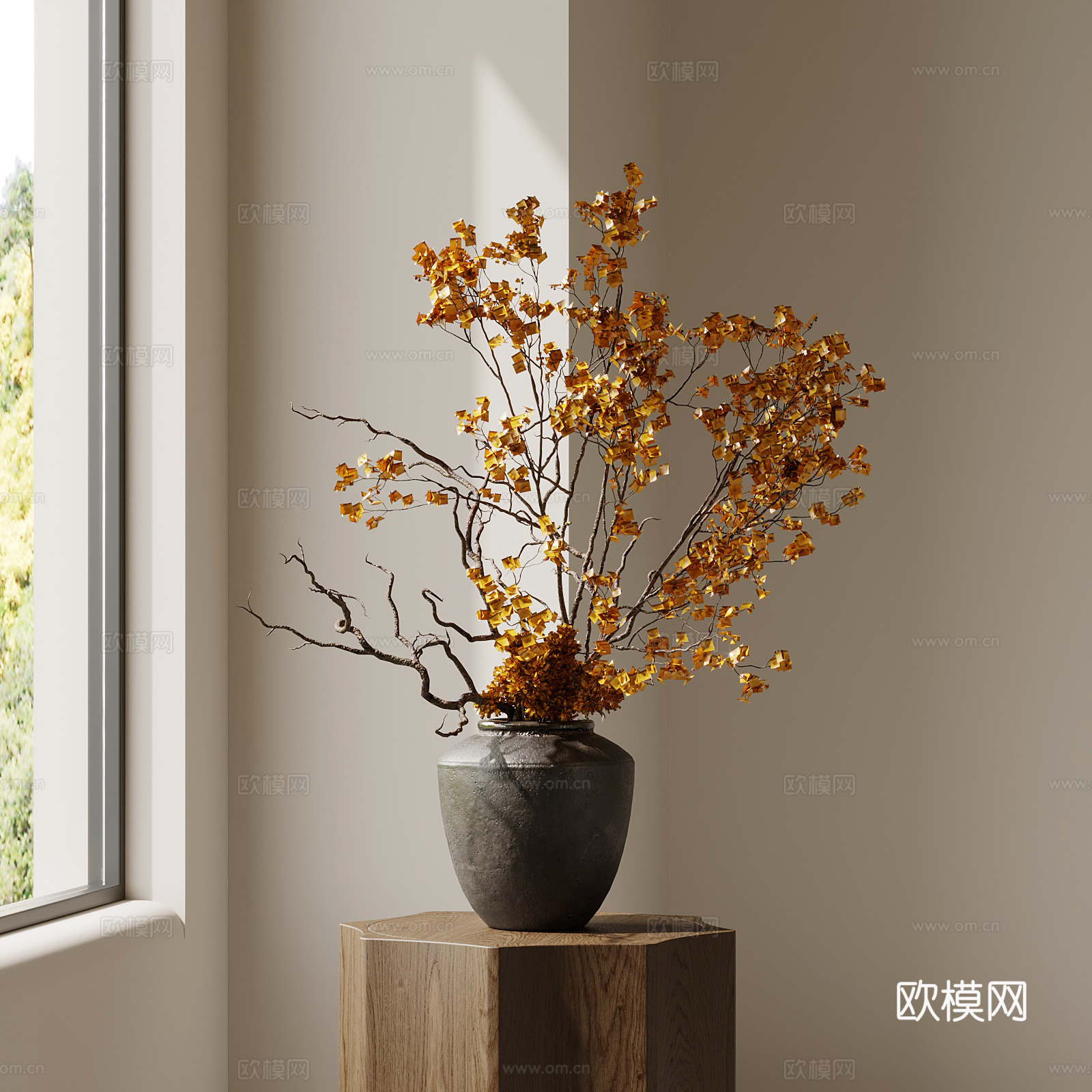 中古风花瓶su模型