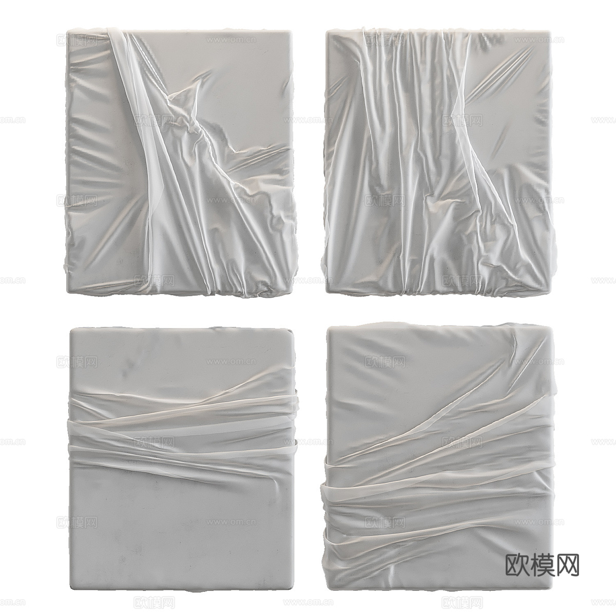 现代侘寂艺术挂饰 装饰艺术绘画3d模型