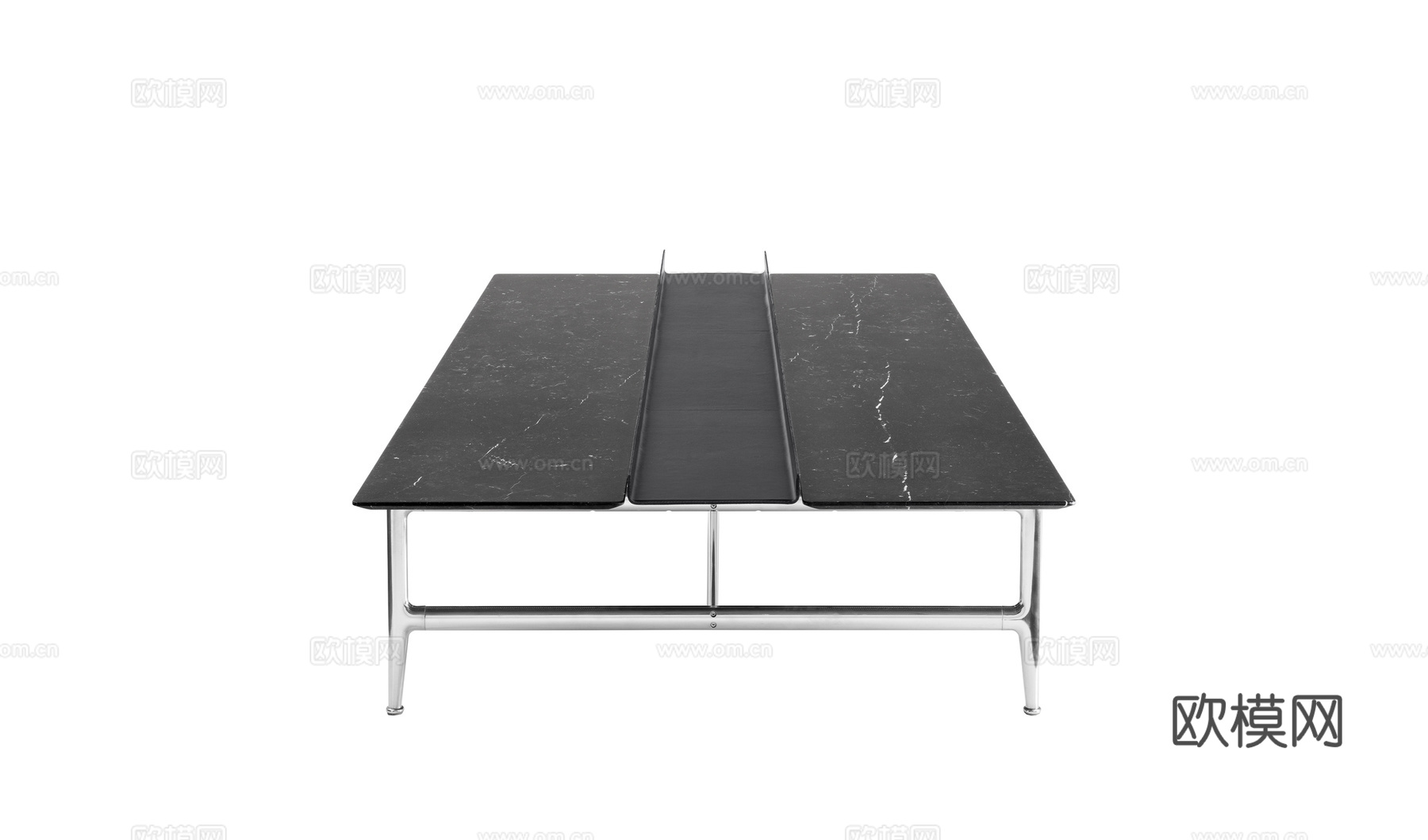 B&B 长餐桌3d模型下载（渲染图1）