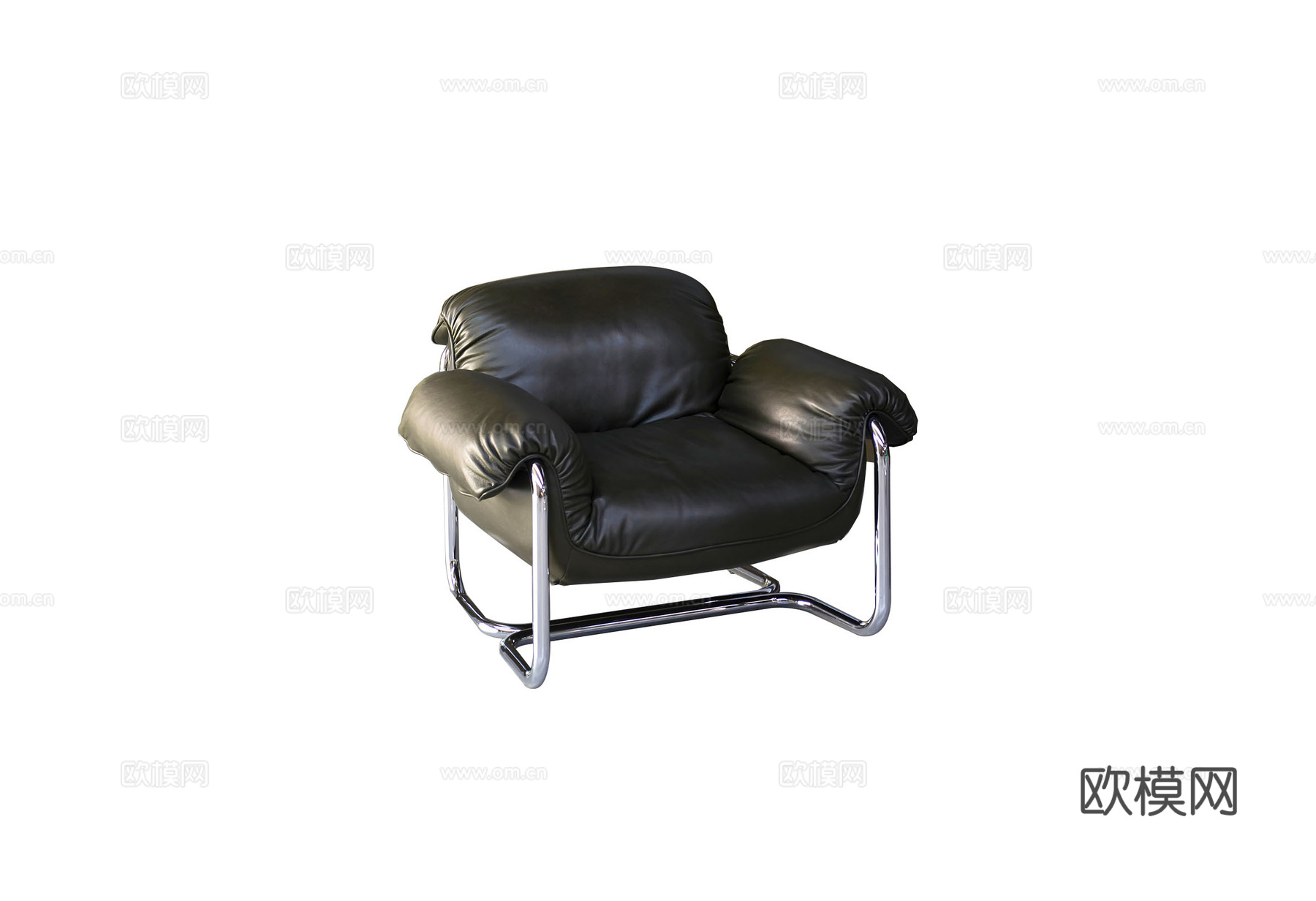 baxter 意式休闲椅3d模型下载（渲染图1）