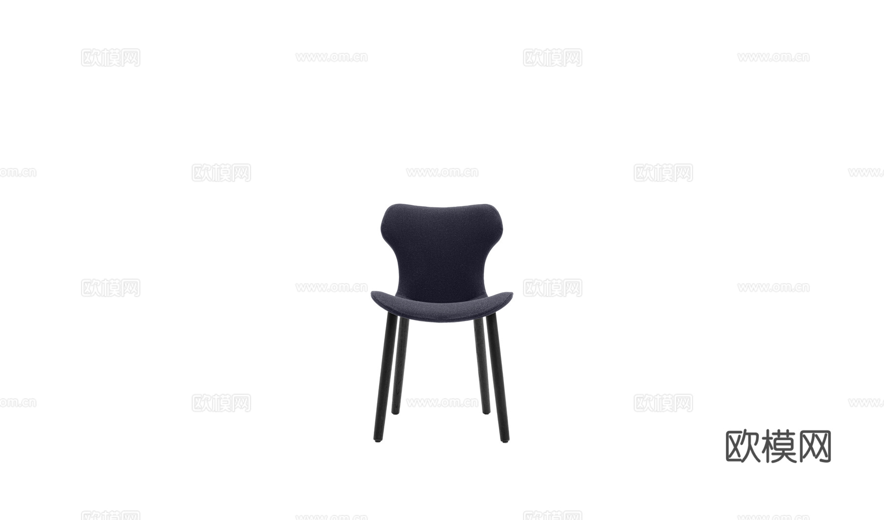 B&B 意式餐椅3d模型下载（渲染图3）