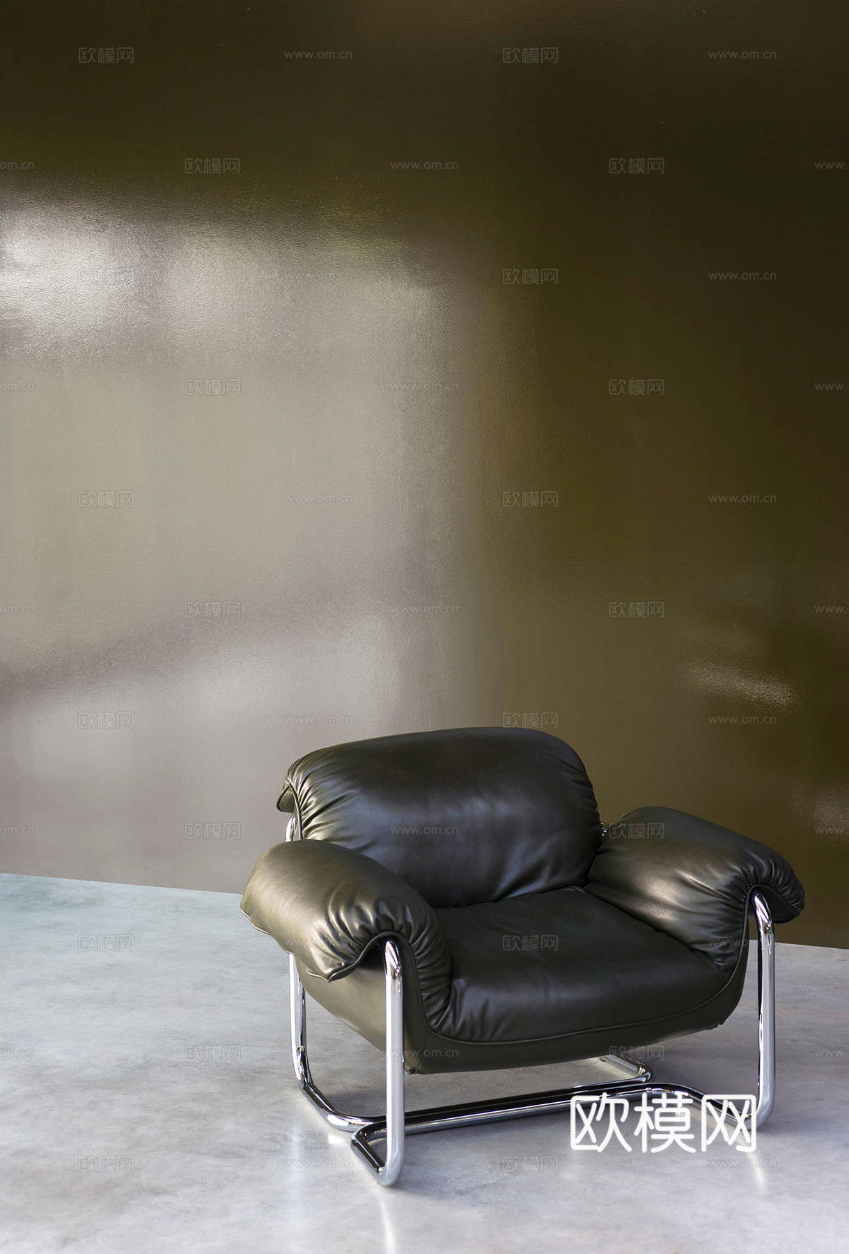 baxter 意式休闲椅3d模型下载（渲染图2）