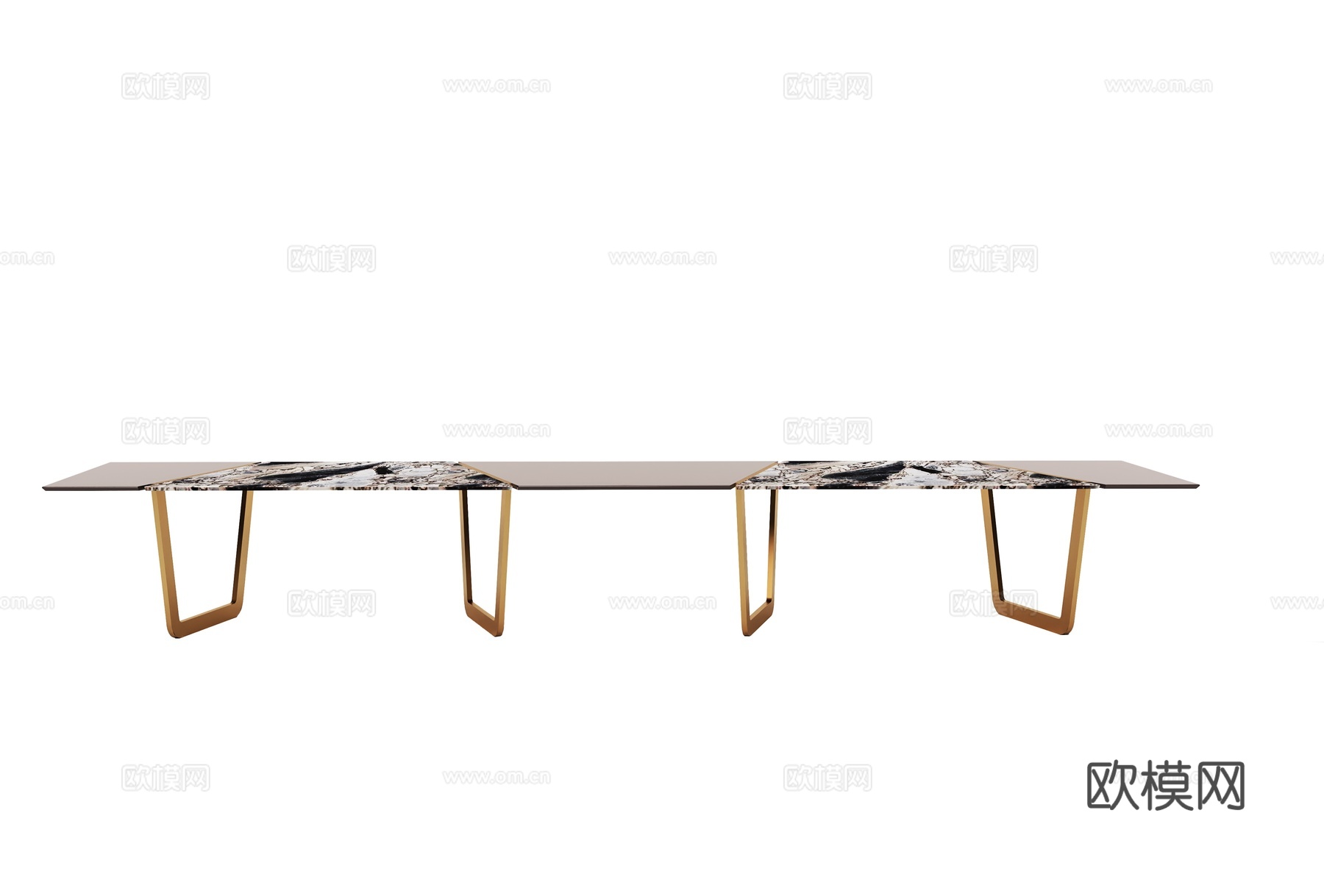 baxter 意式餐桌3d模型下载