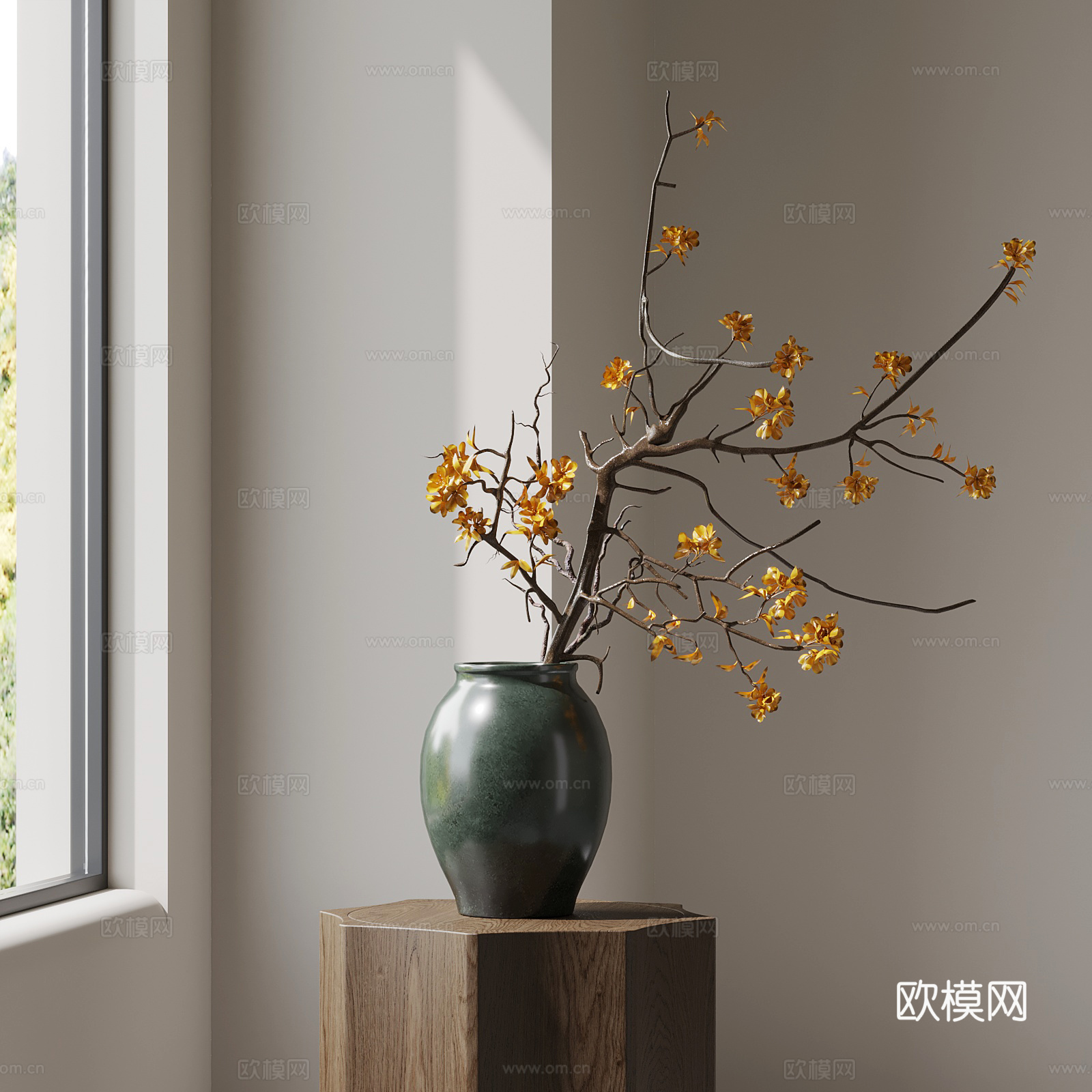 新中式花瓶3d模型
