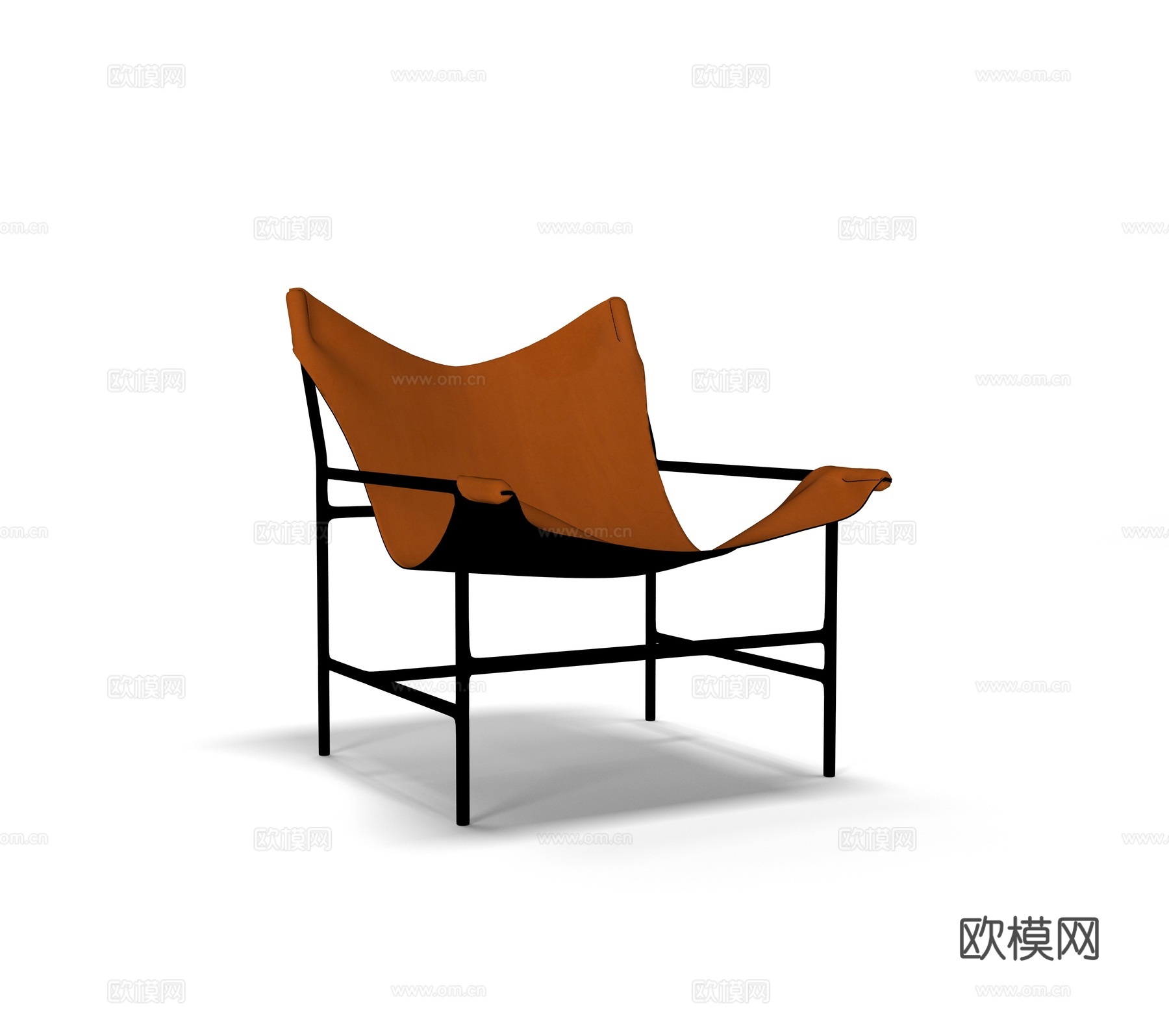 baxter 意式休闲椅3d模型下载