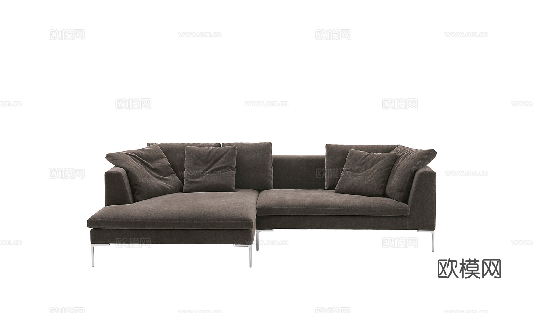 B&B 意式双人沙发3d模型下载