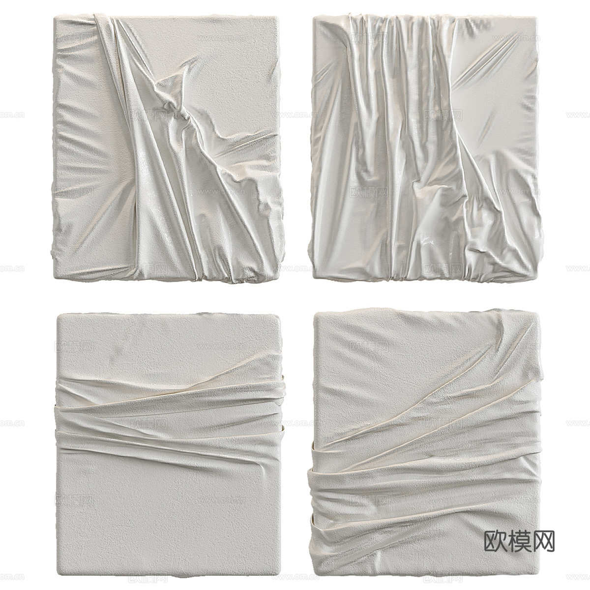 现代侘寂艺术挂饰 装饰艺术绘画3d模型