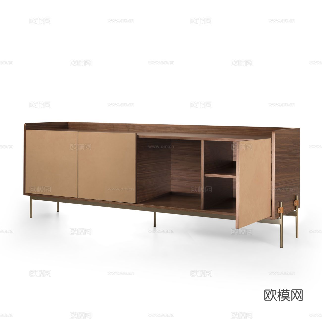 ASTON MARTIN 意式电视柜3d模型下载（渲染图4）