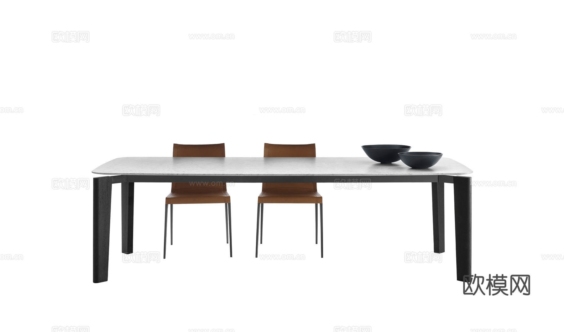B&B 餐桌3d模型下载