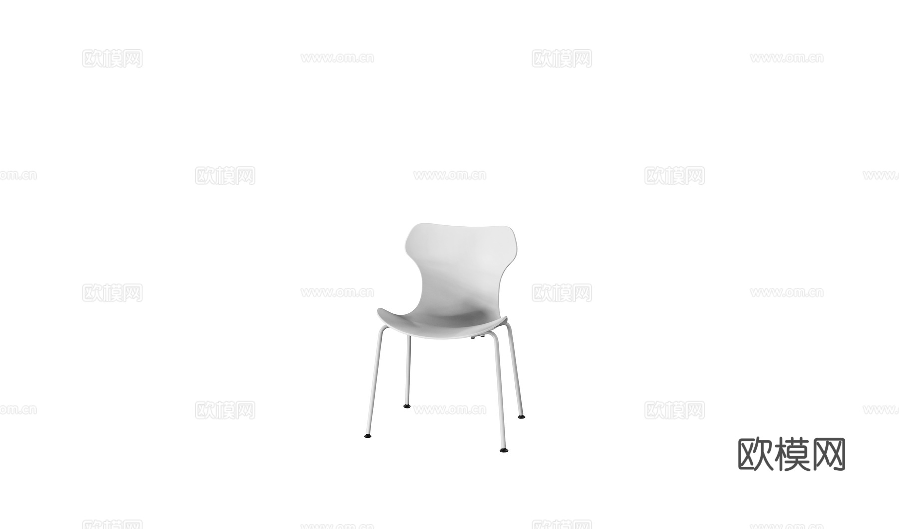 B&B 餐椅3d模型下载