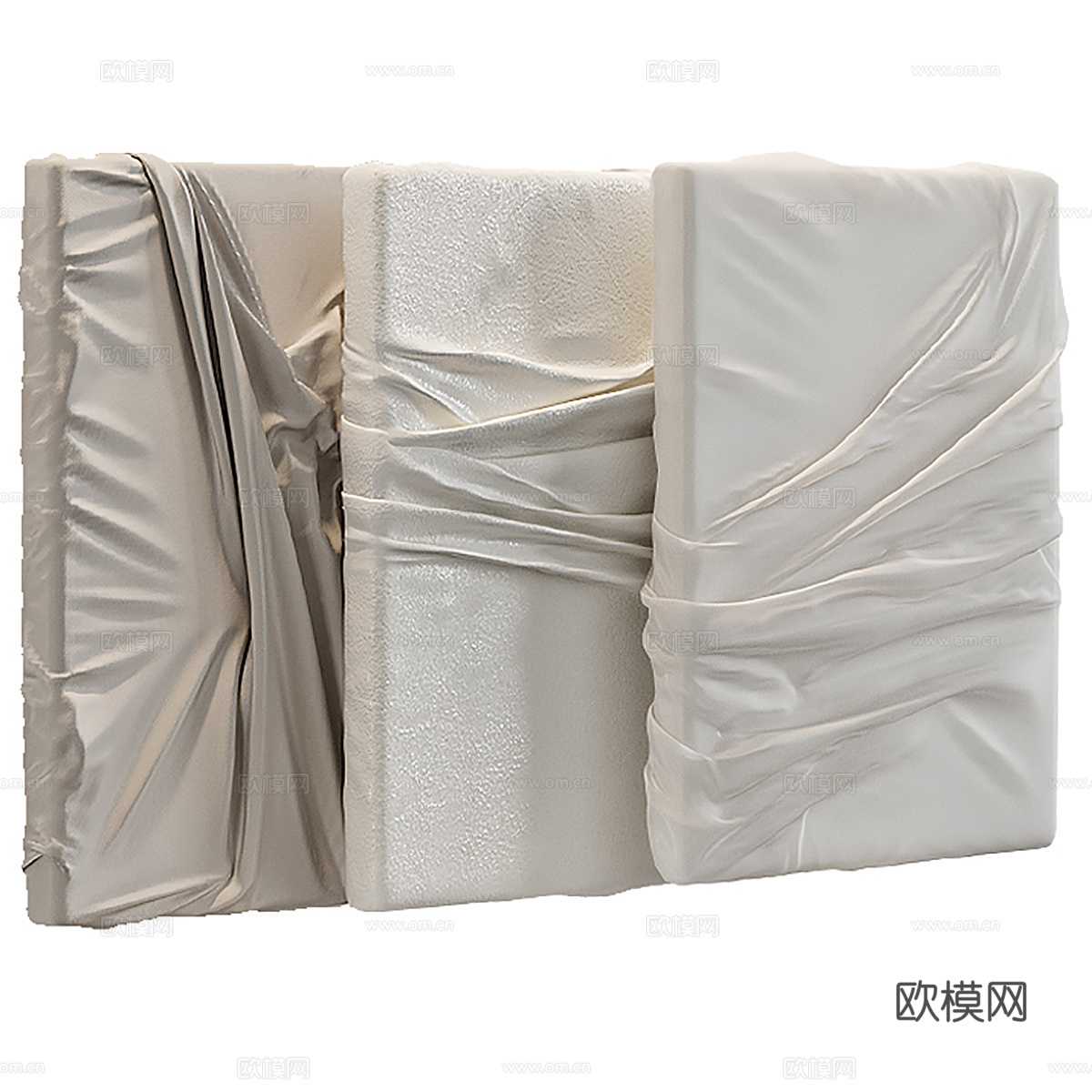 现代侘寂艺术挂饰 装饰艺术绘画3d模型
