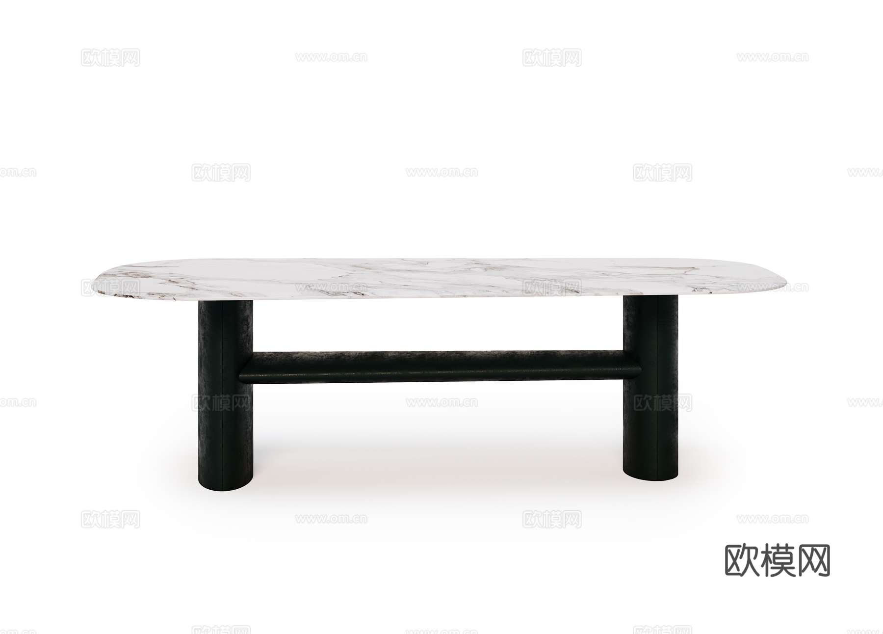 baxter 意式餐桌3d模型下载