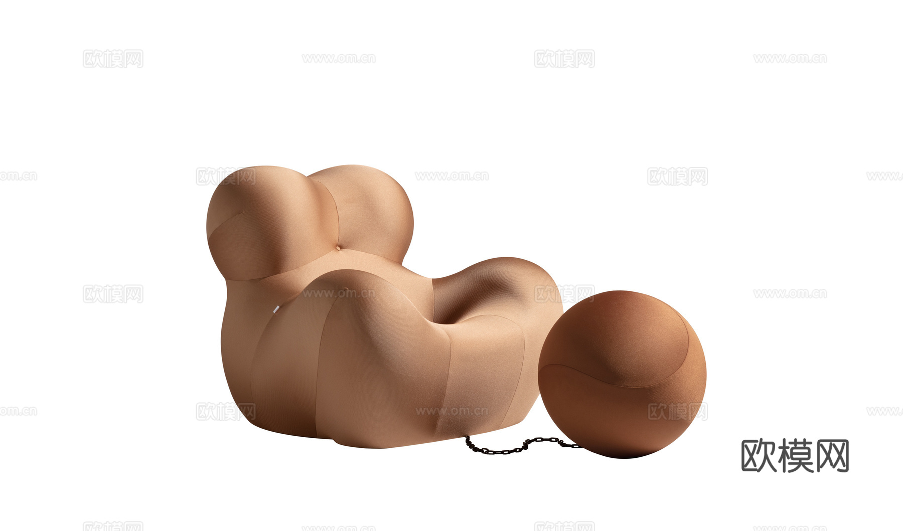 B&B 母亲的怀抱椅3d模型下载