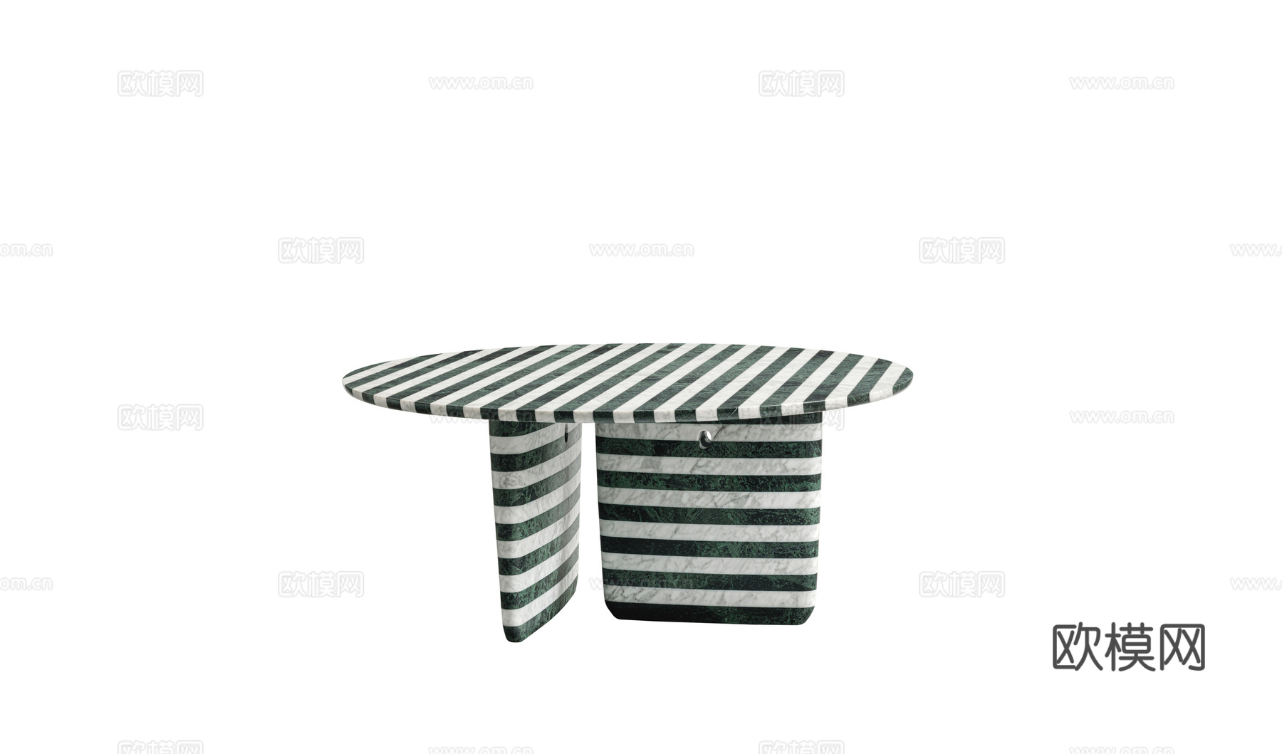 B&B 意式圆餐椅3d模型下载