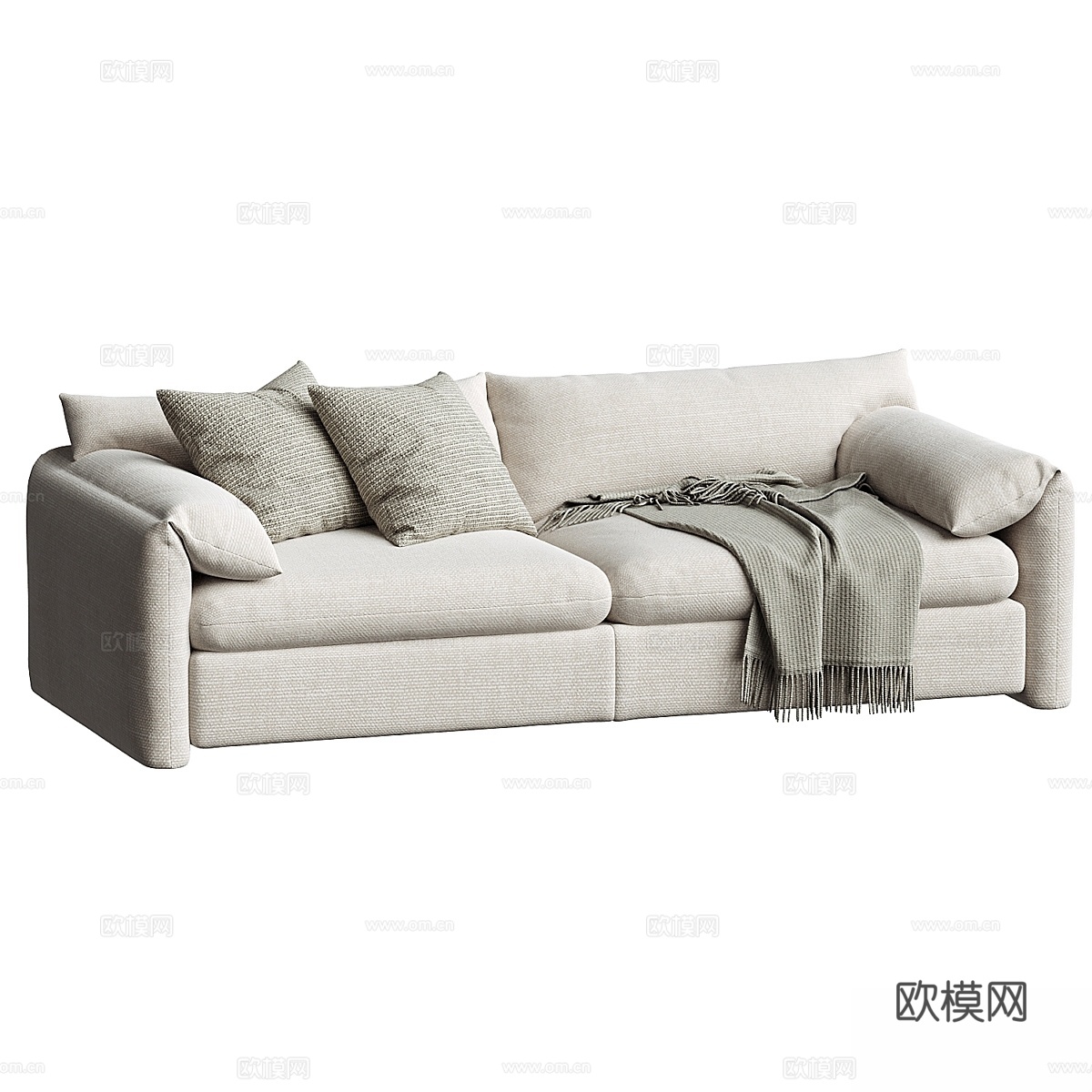 阿尔菲沙发3d模型