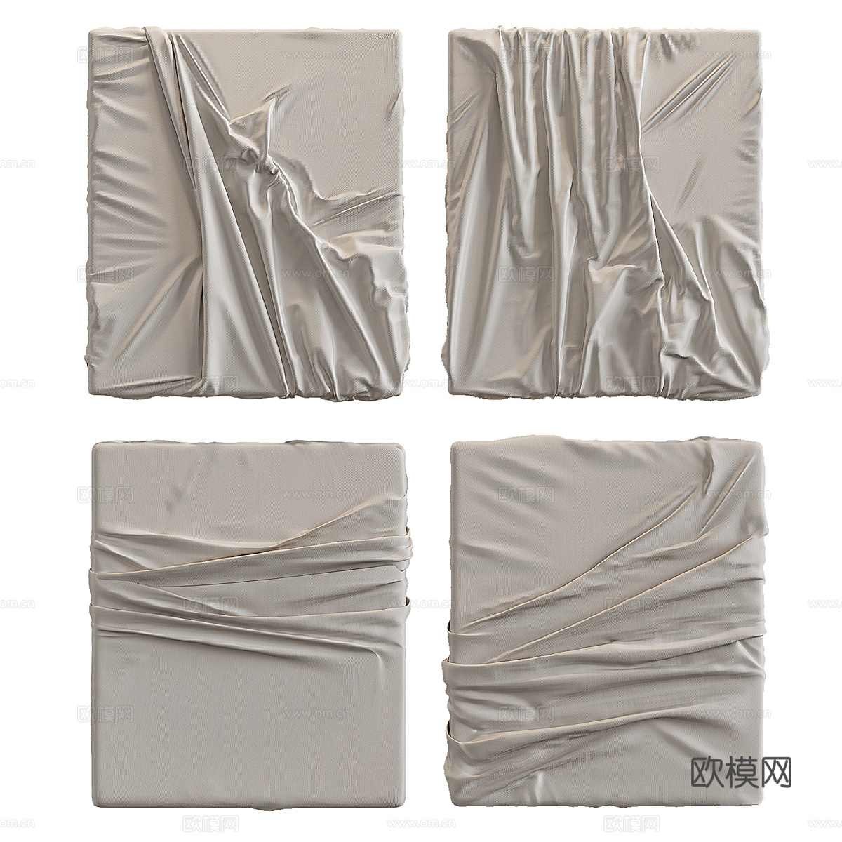现代侘寂艺术挂饰 装饰艺术绘画3d模型
