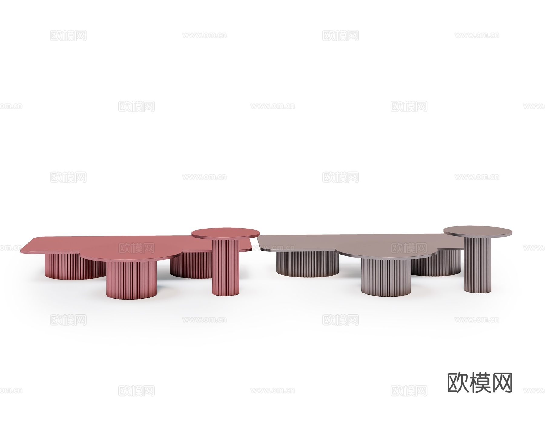 baxter 意式茶几3d模型下载