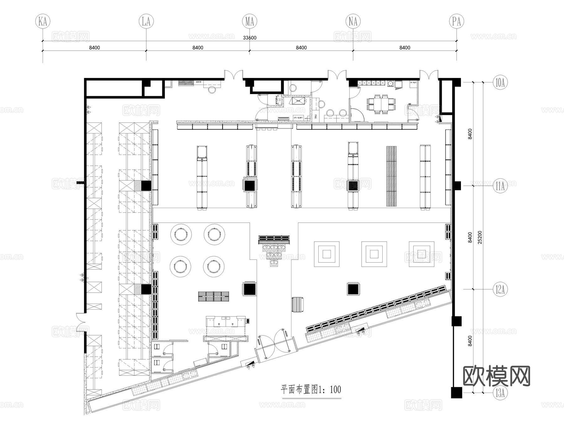 30套文创商店文创书店特产店展厅CAD施工图cad施工图