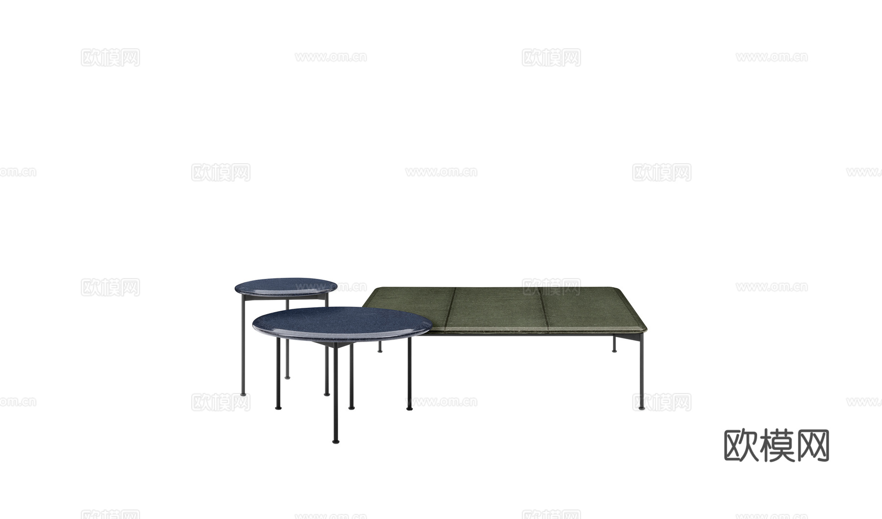 B&B 意式茶几3d模型下载（渲染图2）