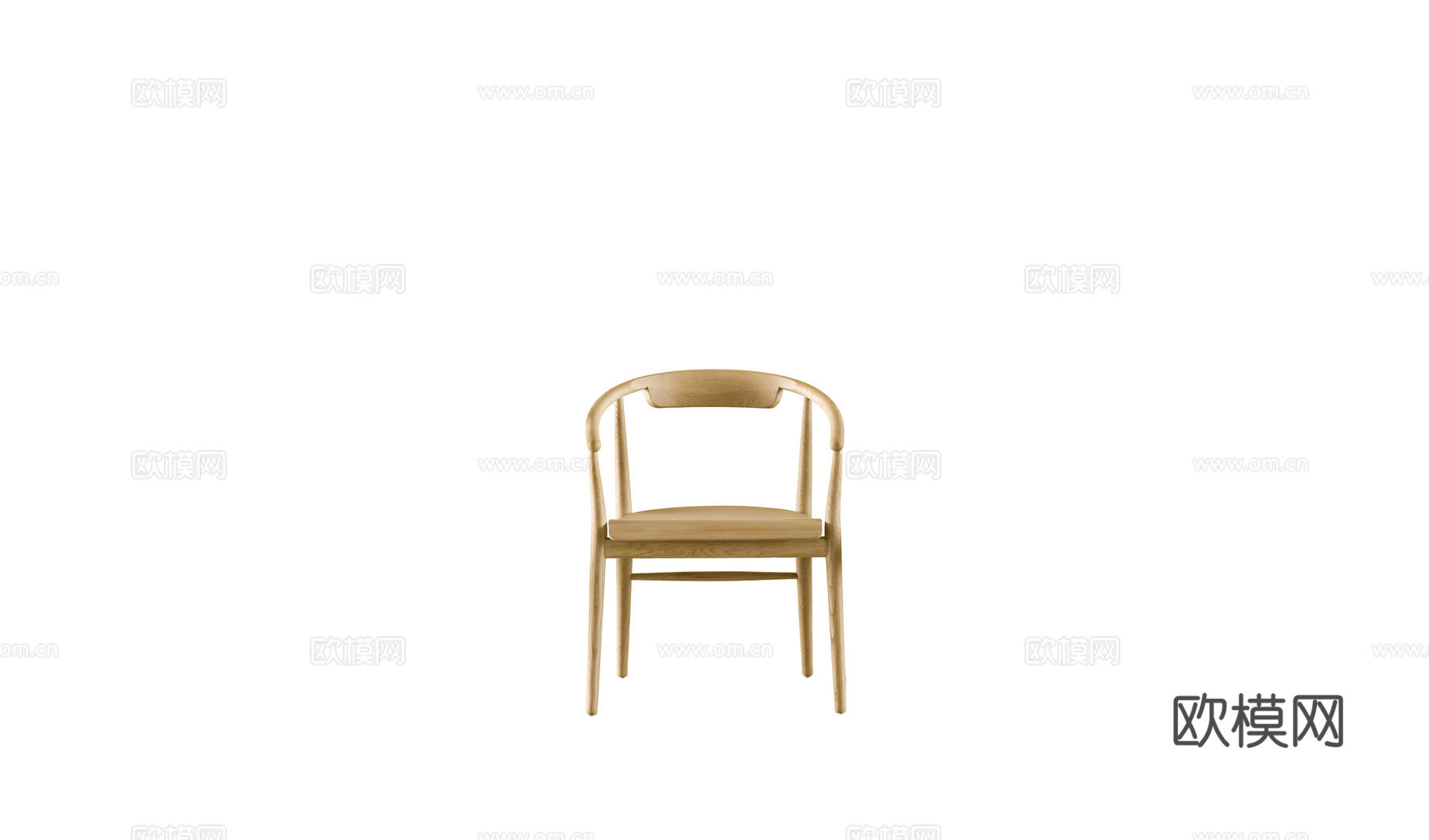 B&B 意式餐椅3d模型下载
