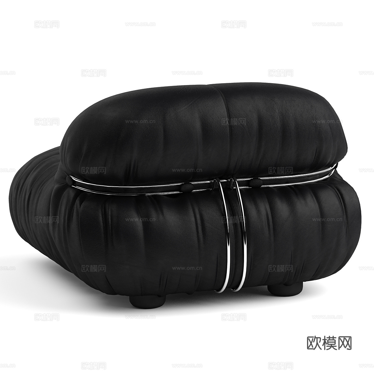 现代Cassina Soriana沙发椅3d模型下载（渲染图3）