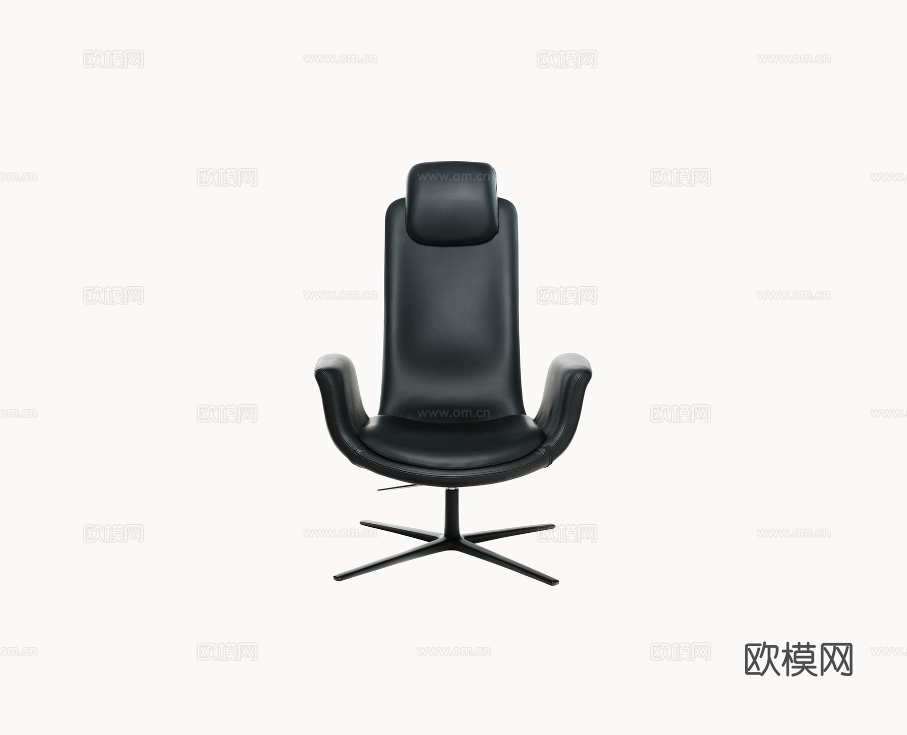 b.d 意式休闲椅3d模型下载（渲染图2）