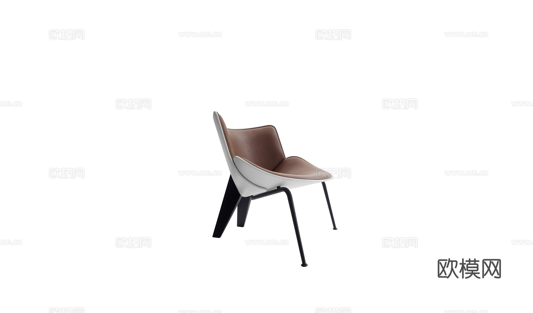 B&B 意式餐椅3d模型下载（渲染图2）