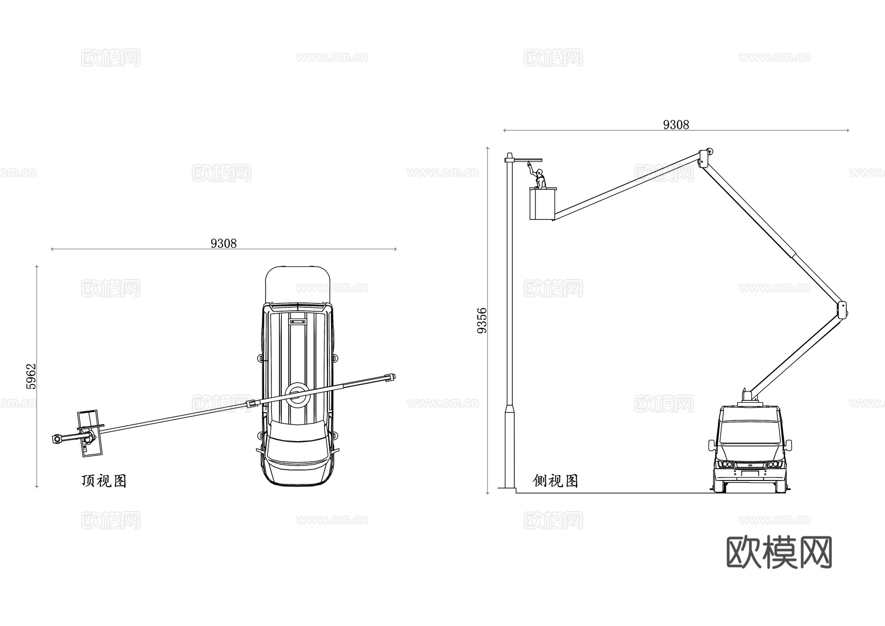 樱桃采摘车 采摘作业车 果园采摘车 樱桃收获车 果树采摘机cad施工图