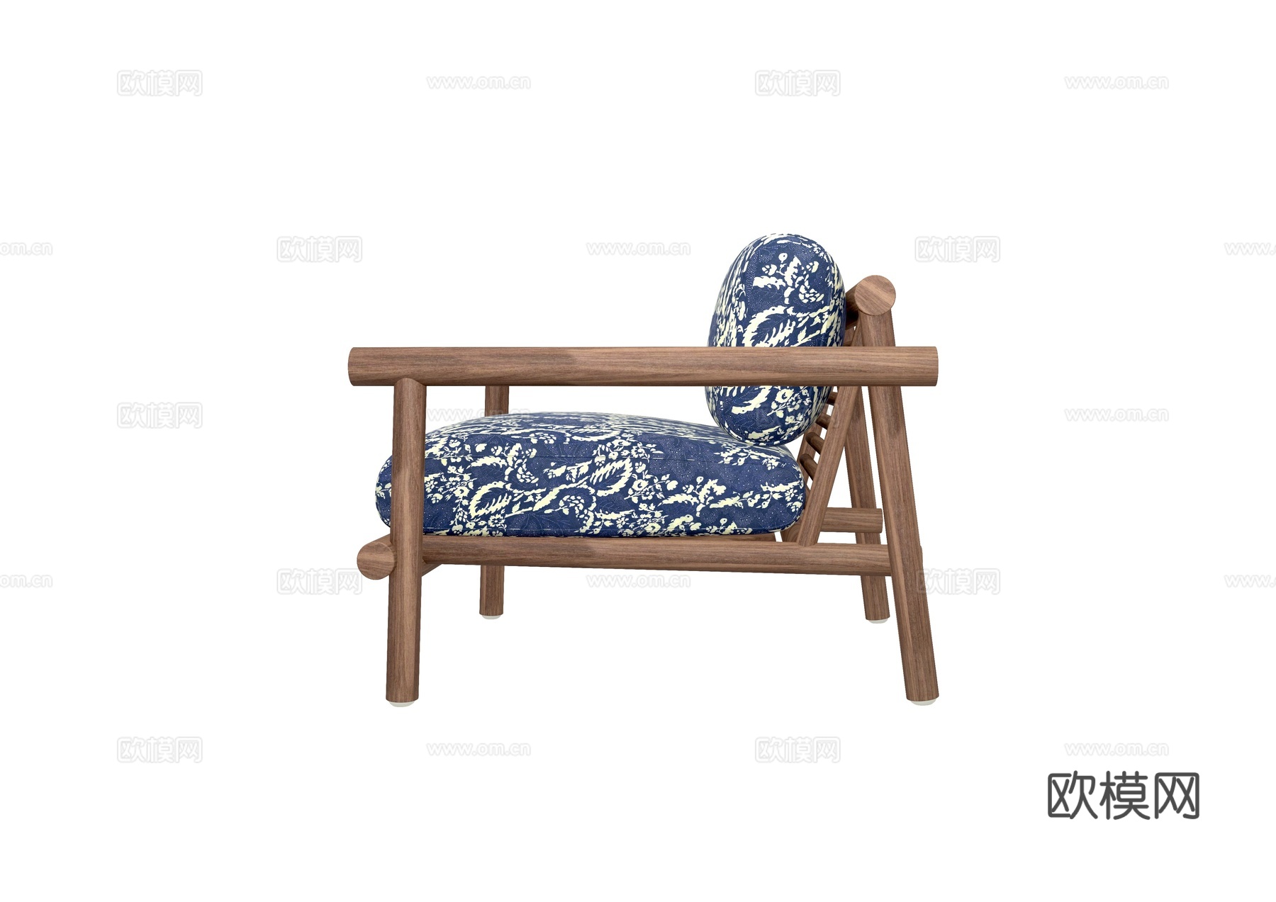 B&B 意式休闲椅3d模型下载