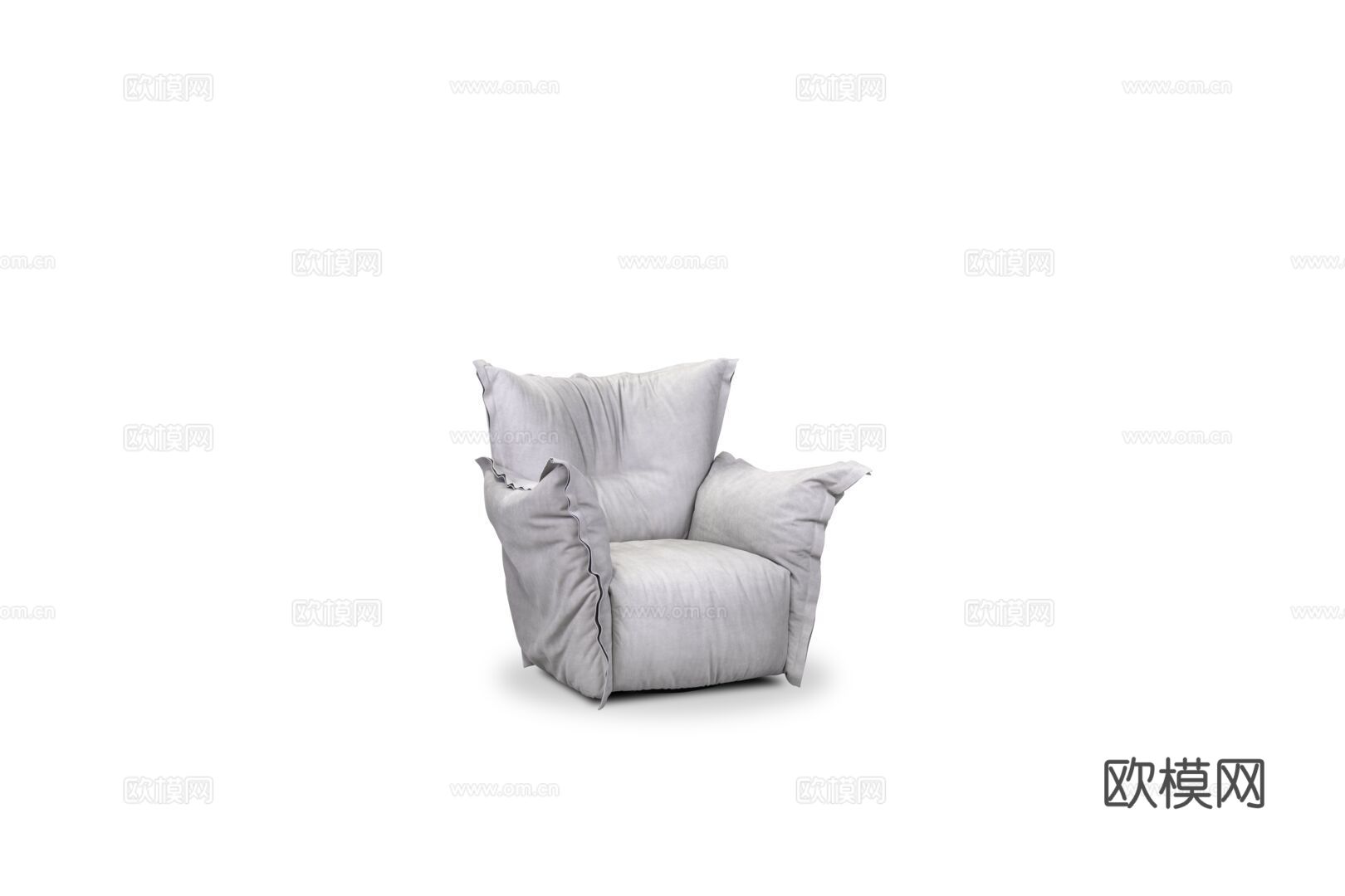 baxter 意式单人沙发3d模型下载