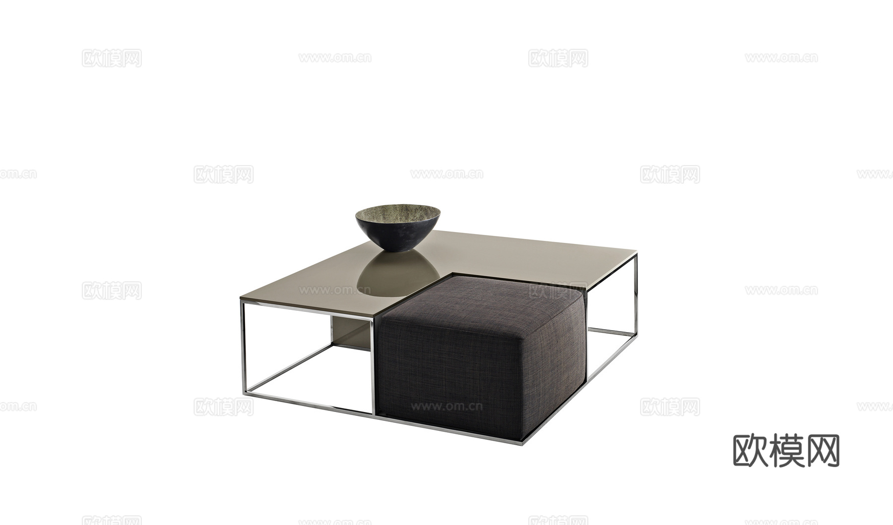 B&B 意式茶几3d模型下载（渲染图1）