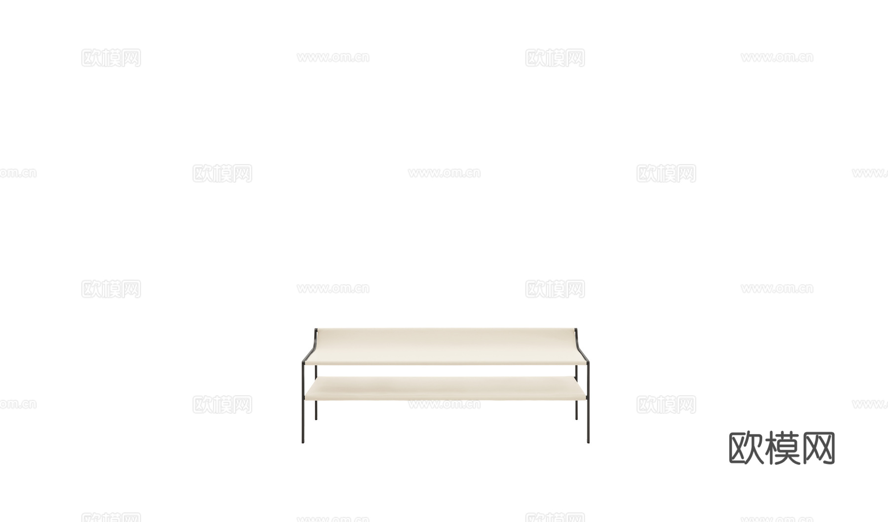 B&B 长椅3d模型下载（渲染图2）