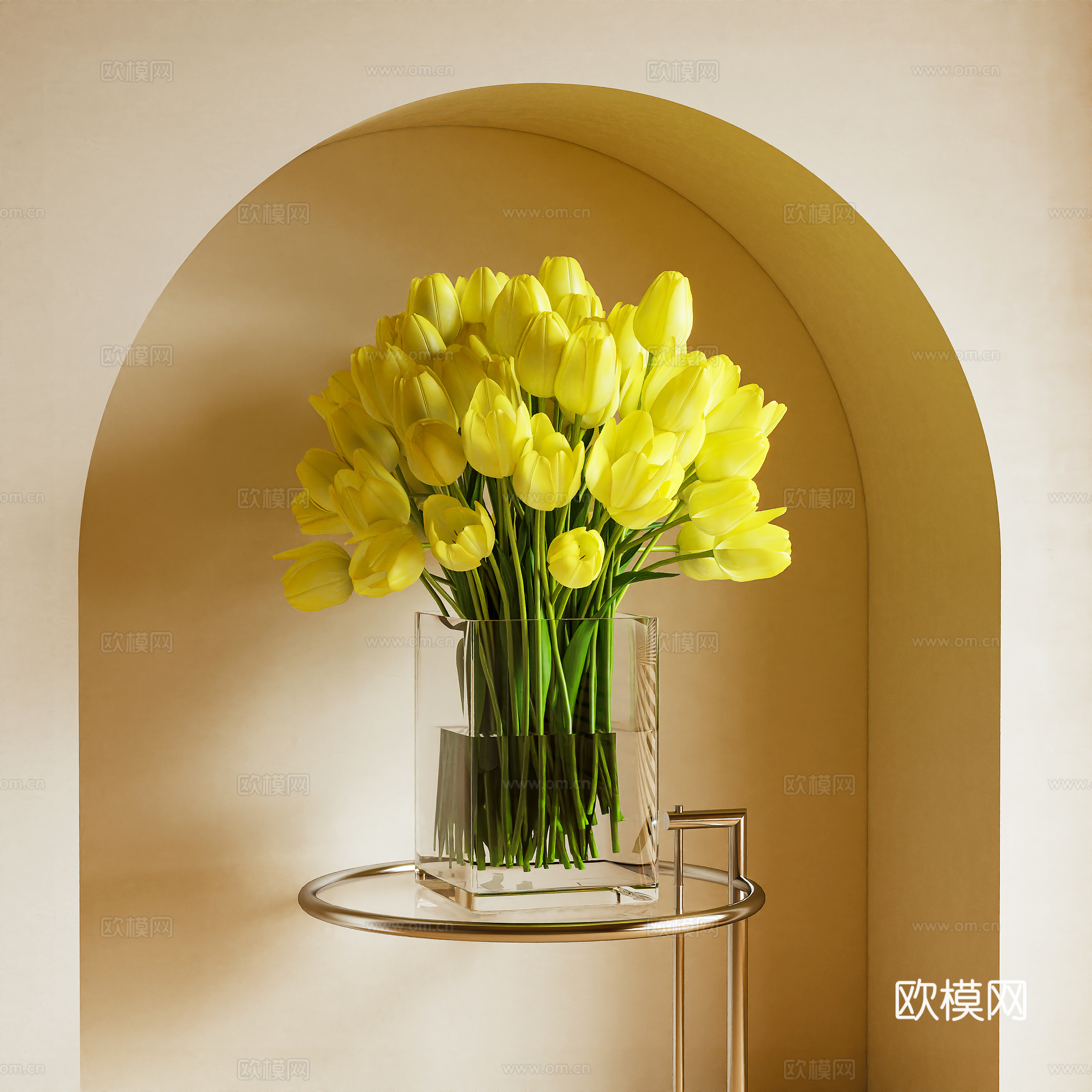 花卉 插花 摆件3d模型