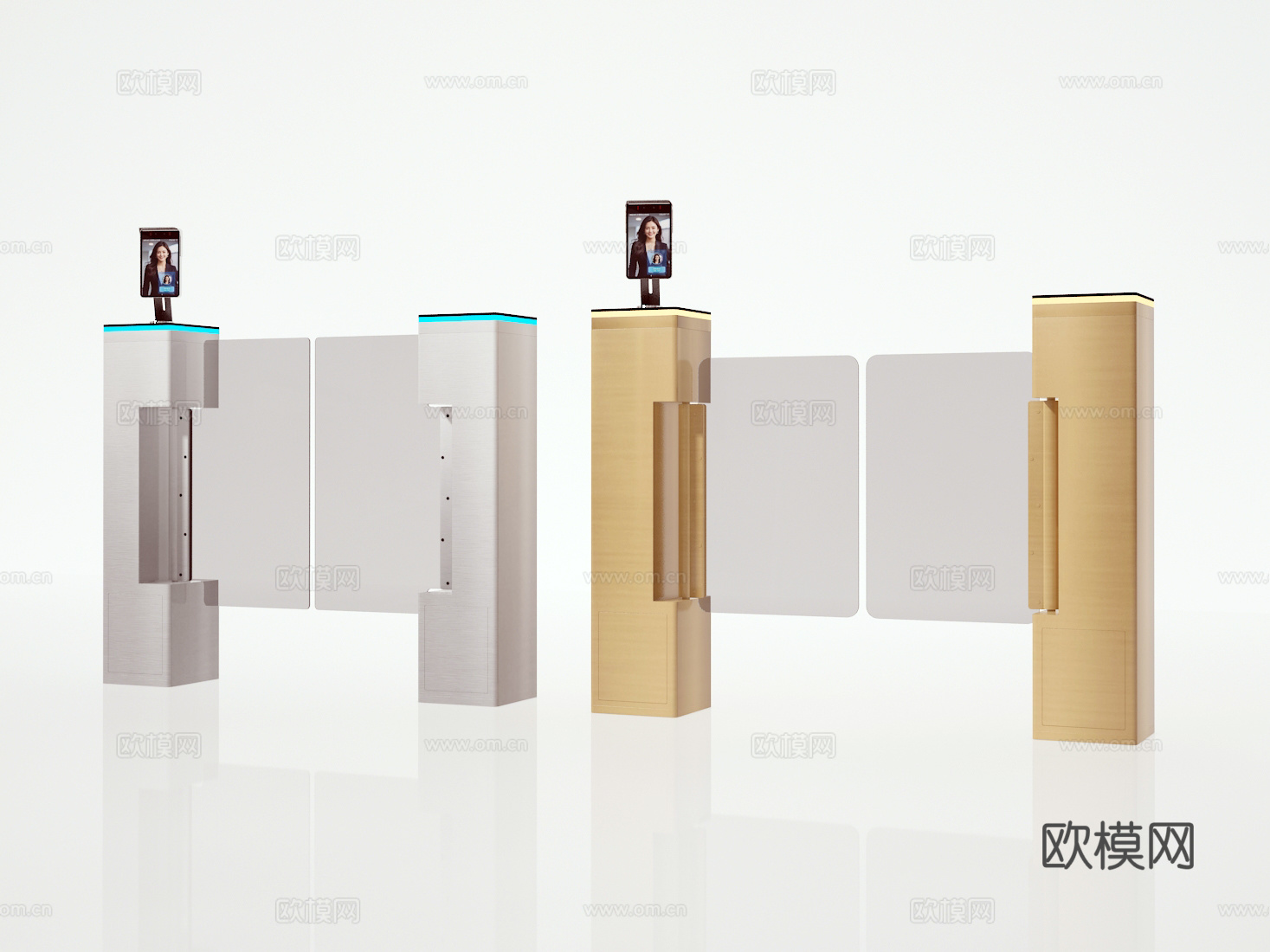 闸门3d模型下载