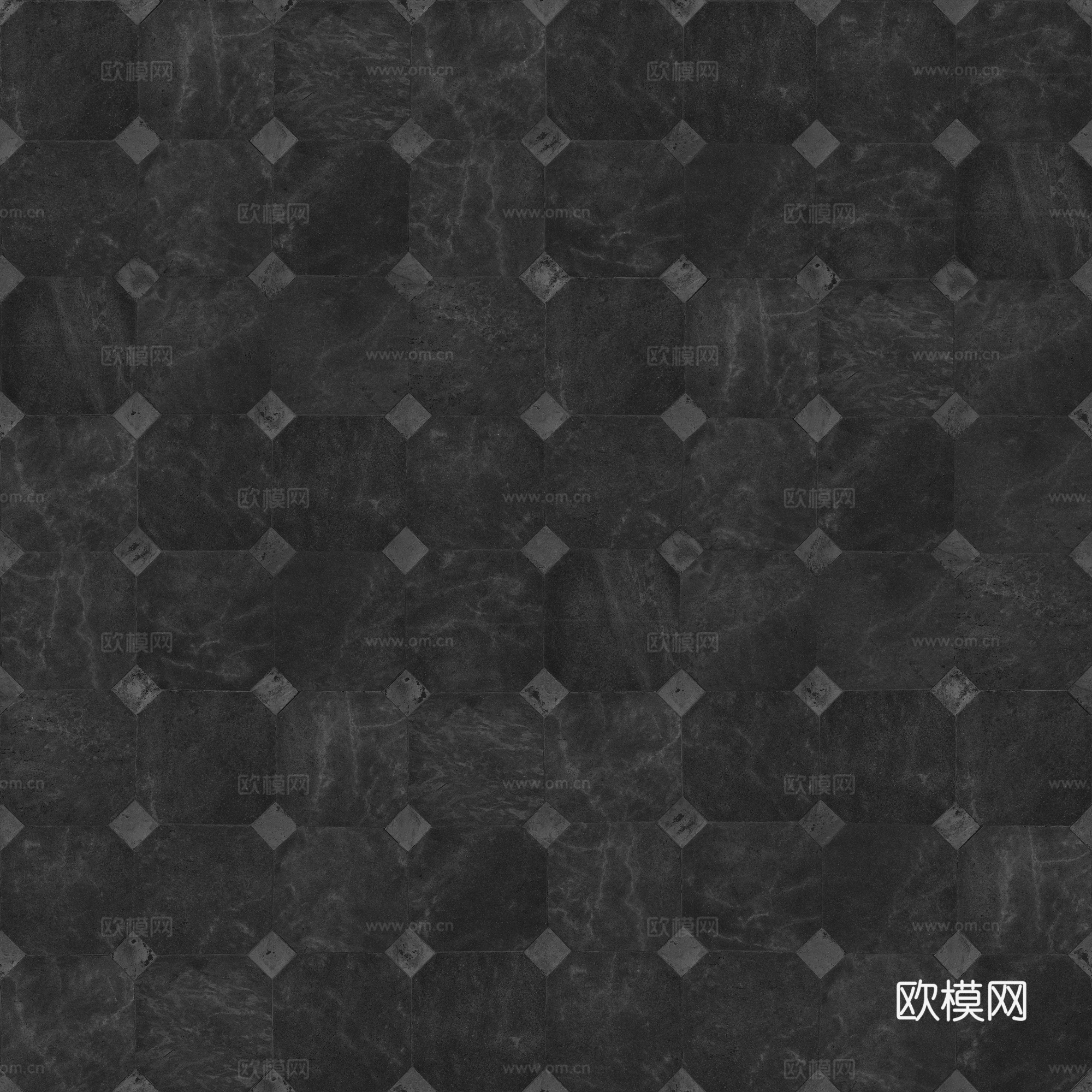 现代新中式无缝石材大理石拼花