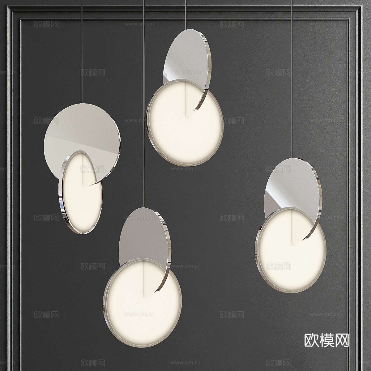 LED吊灯3d模型