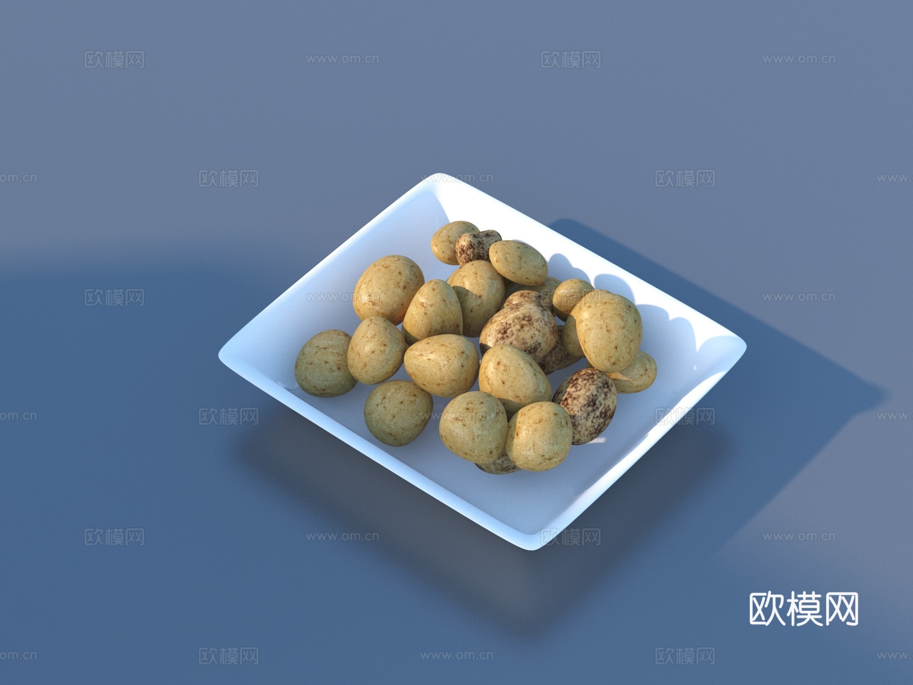 土豆 蔬菜3d模型