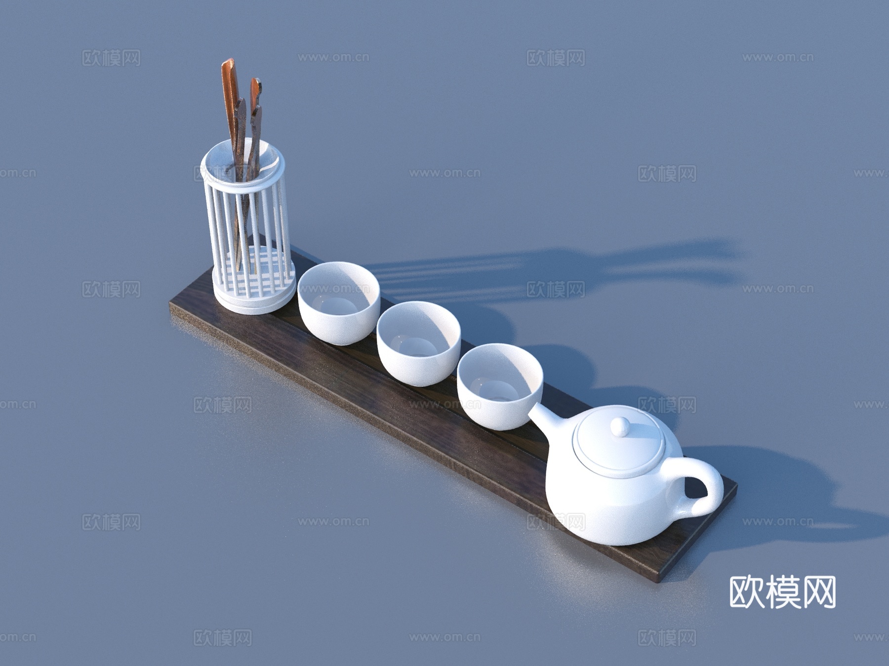 茶杯 茶壶 茶具3d模型