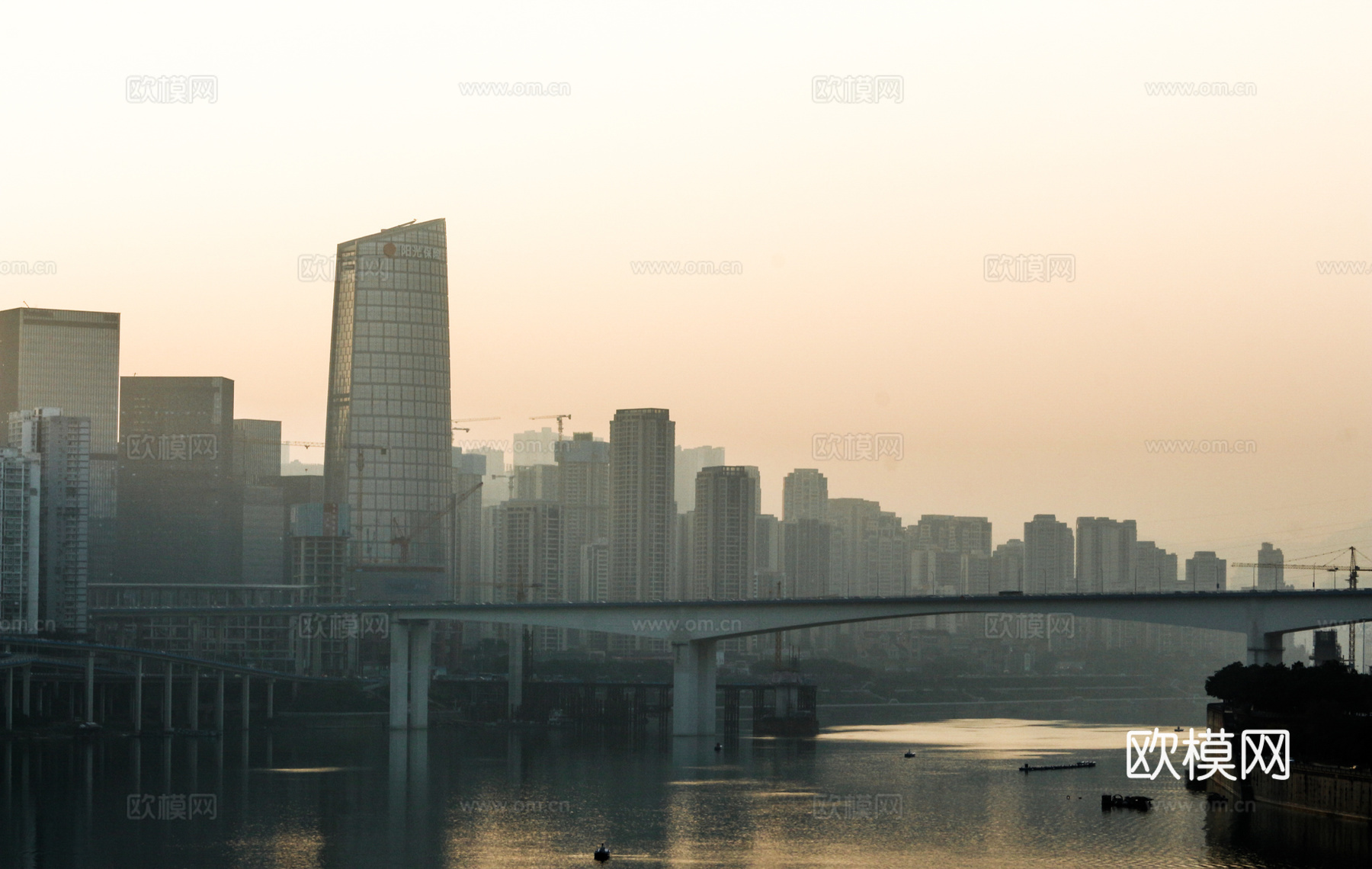 城市风光外景